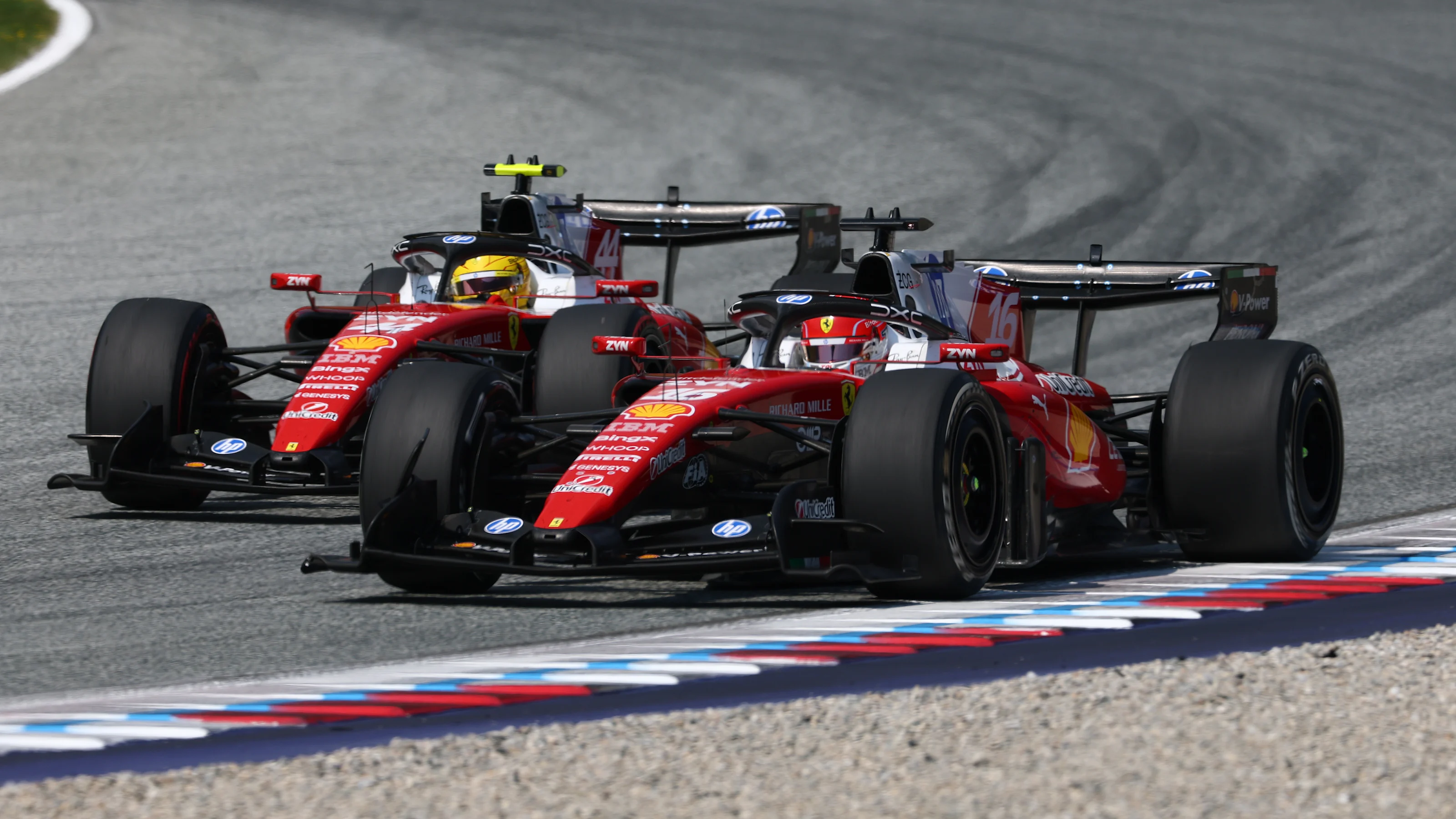 SPIELBERG, AUSTRIA - JUNE 28: Charles Leclerc of Monaco driving the (16) Scuderia Ferrari SF-26