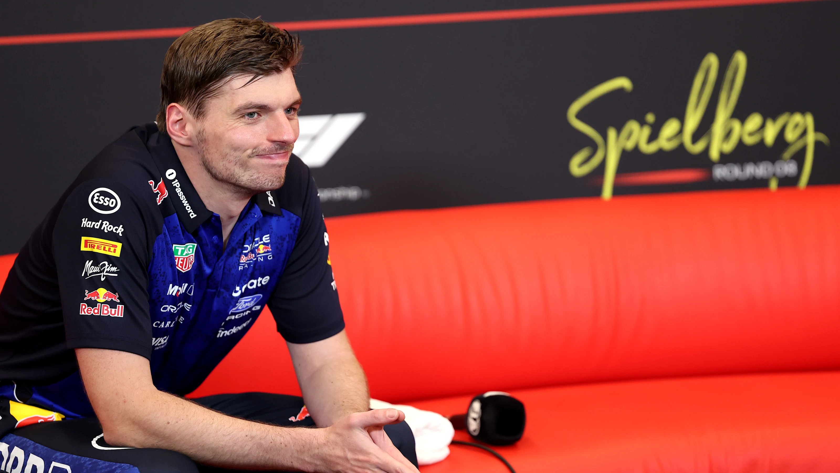 SPIELBERG, AUSTRIA - JUNE 28: Second placed Max Verstappen of the Netherlands and Oracle Red Bull