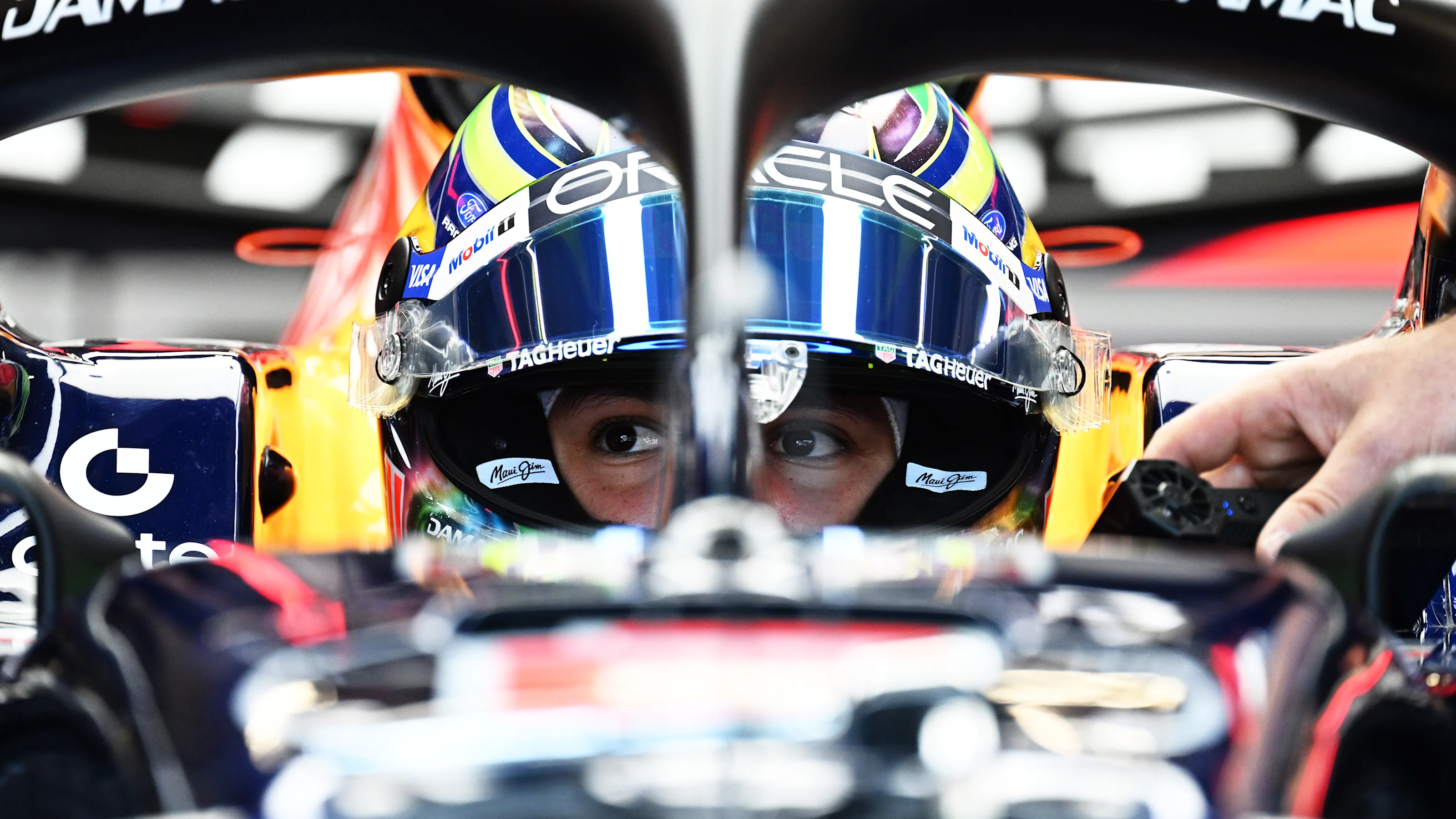 SPIELBERG, AUSTRIA - JUNE 26: Isack Hadjar of France and Oracle Red Bull Racing prepares to drive