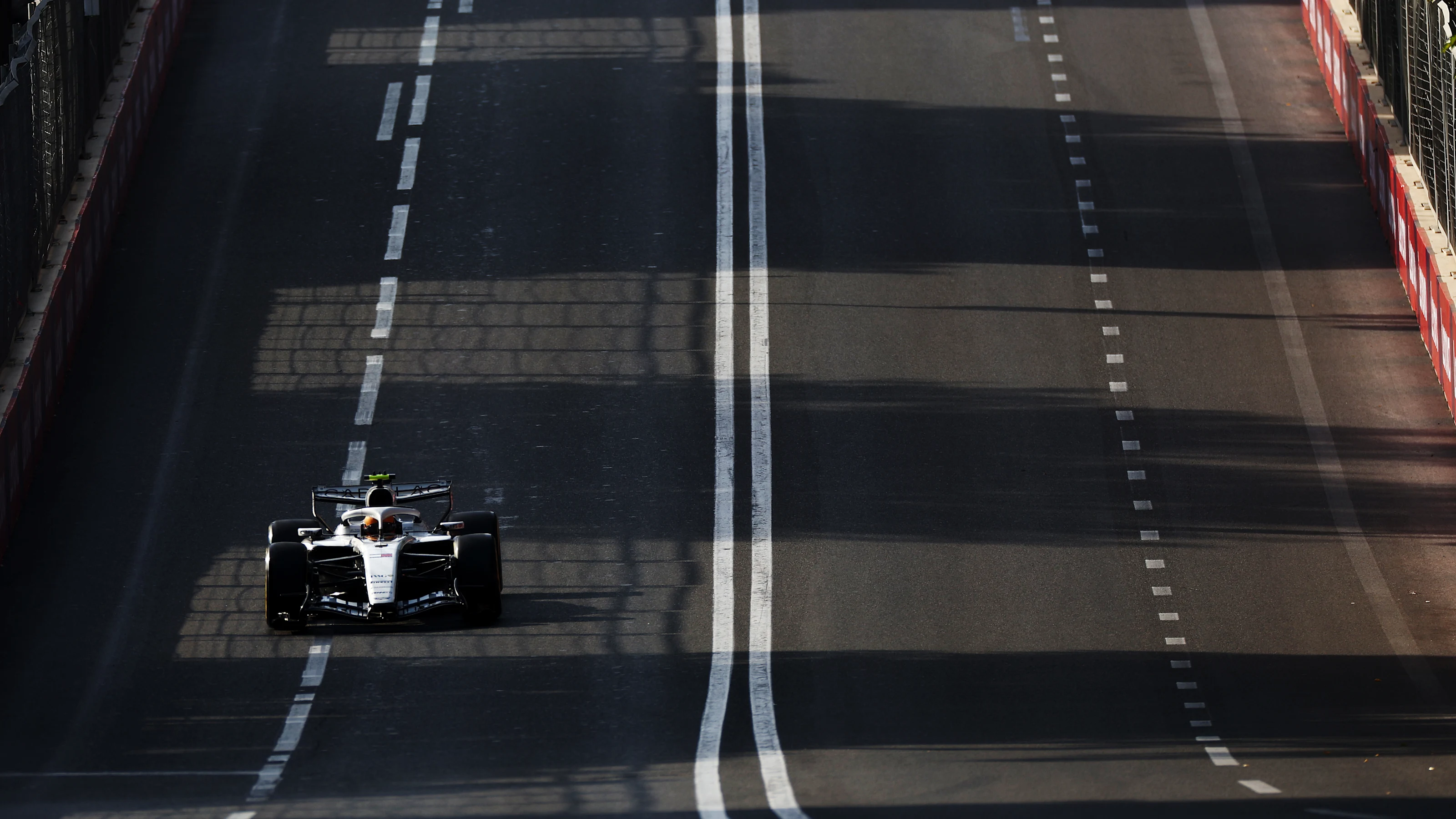 BAKU, AZERBAIJAN - SEPTEMBER 24: Valtteri Bottas of Finland driving the (77) Cadillac F1 Team