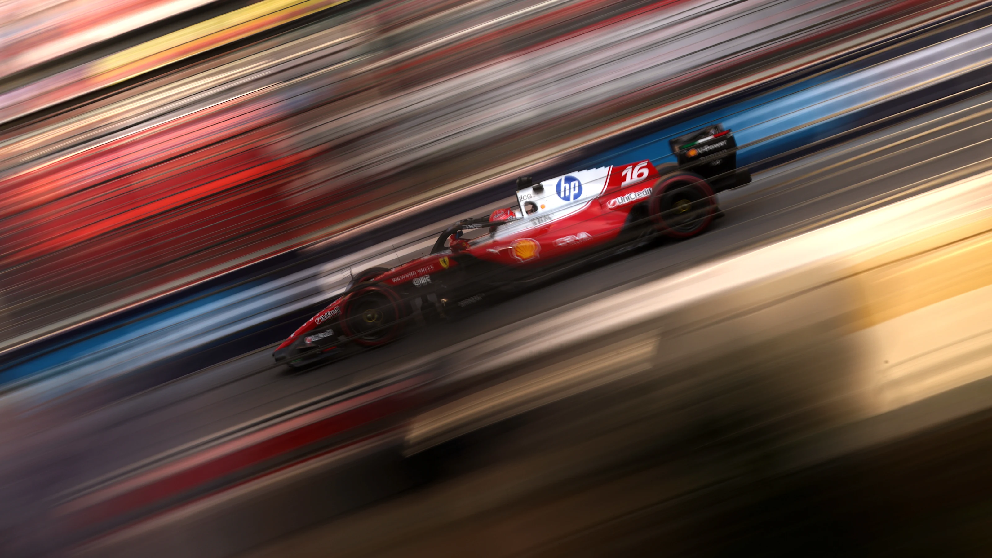 BAKU, AZERBAIJAN - SEPTEMBER 25: Charles Leclerc of Monaco driving the (16) Scuderia Ferrari SF-26