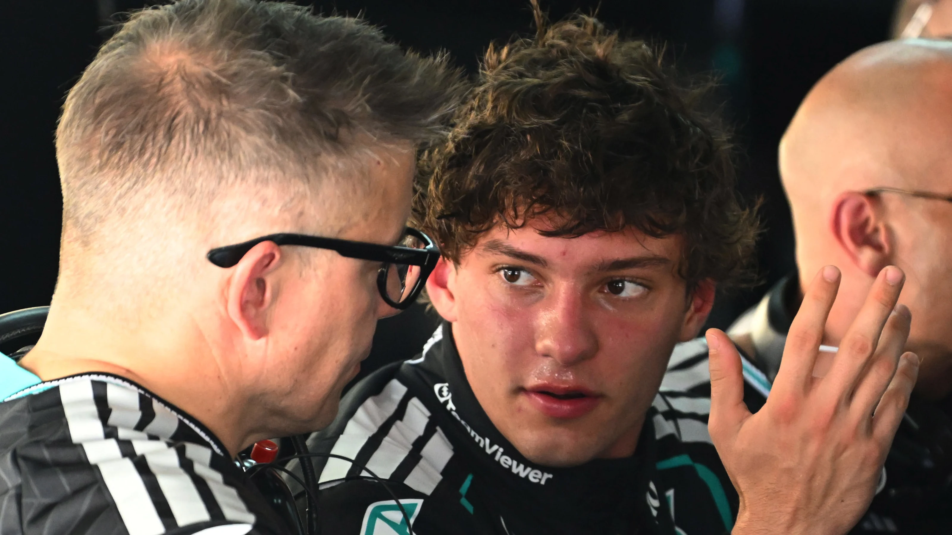 KUALA LUMPUR, MALAYSIA - OCTOBER 02: Peter Bonnington, Race Engineer of Mercedes AMG Petronas F1
