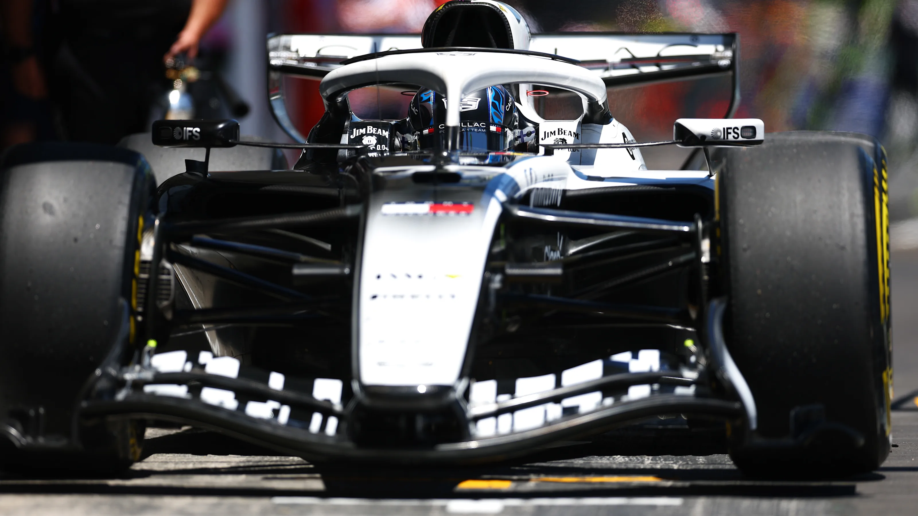 BARCELONA, SPAIN - JUNE 12: Valtteri Bottas of Finland driving the (77) Cadillac F1 Team MAC-26
