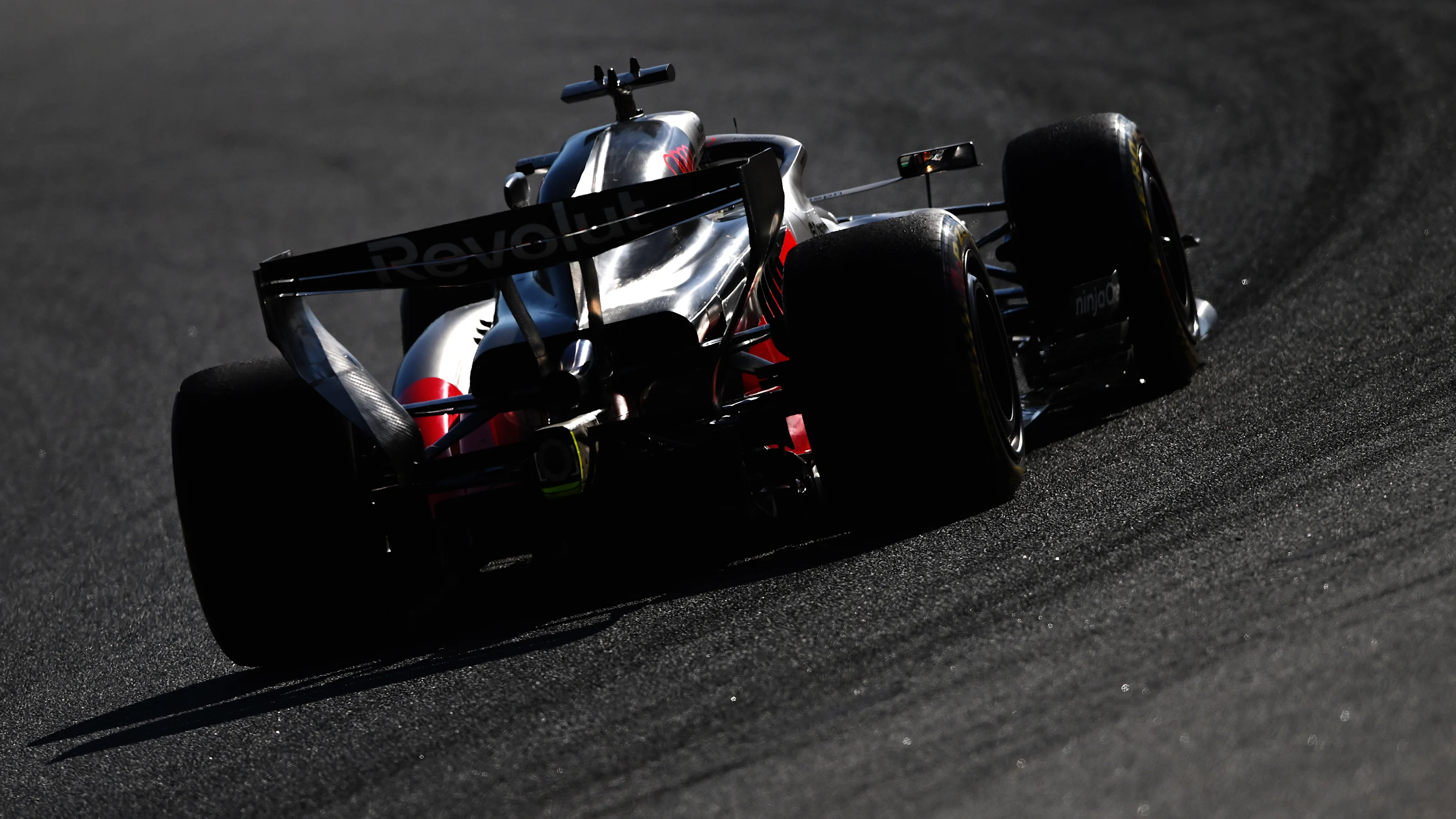 BARCELONA, SPAIN - JUNE 12: Nico Hulkenberg of Germany driving the (27) Audi F1 Team R26 on track