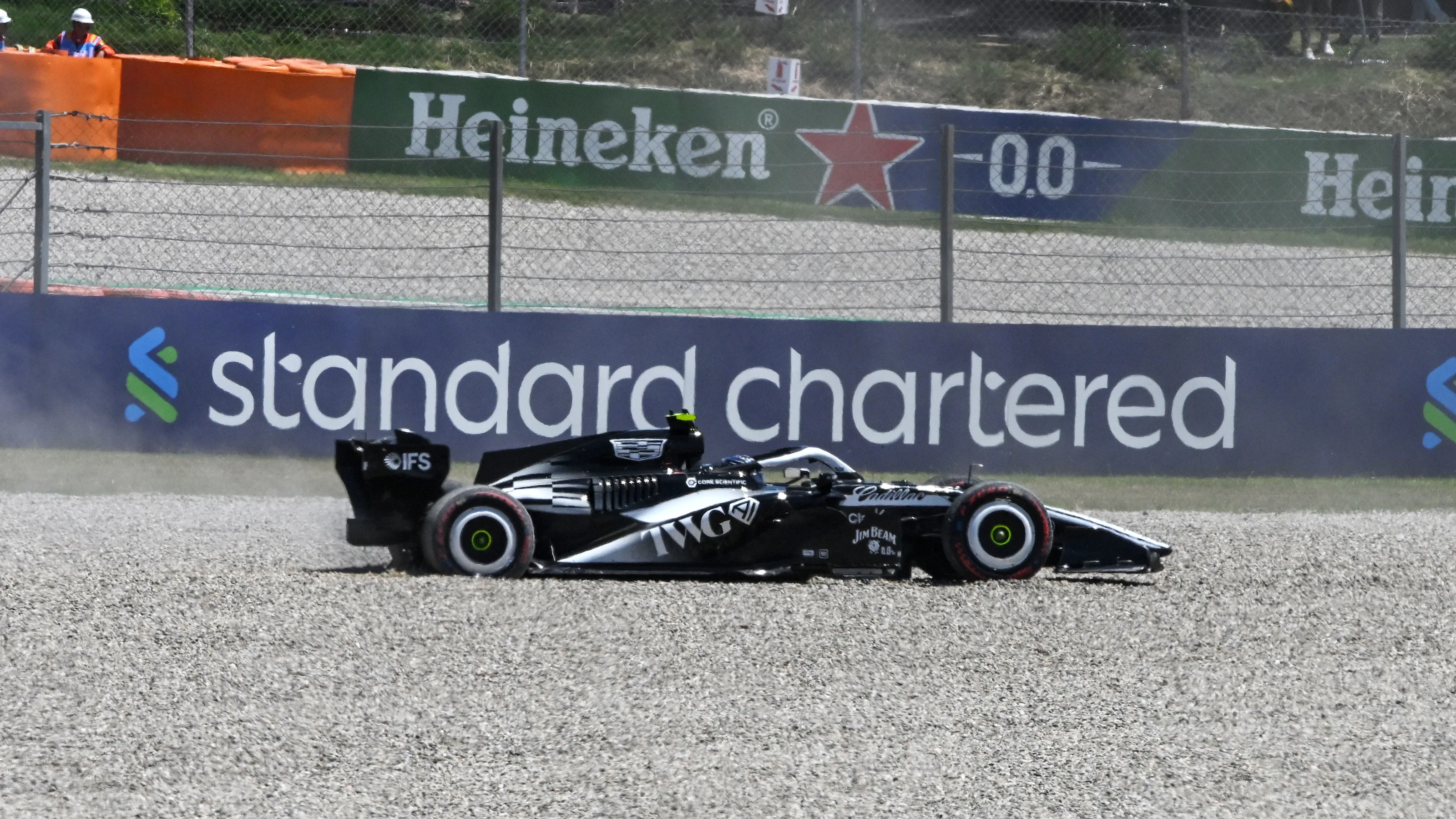 BARCELONA, SPAIN - JUNE 13: Valtteri Bottas of Finland driving the (77) Cadillac F1 Team MAC-26