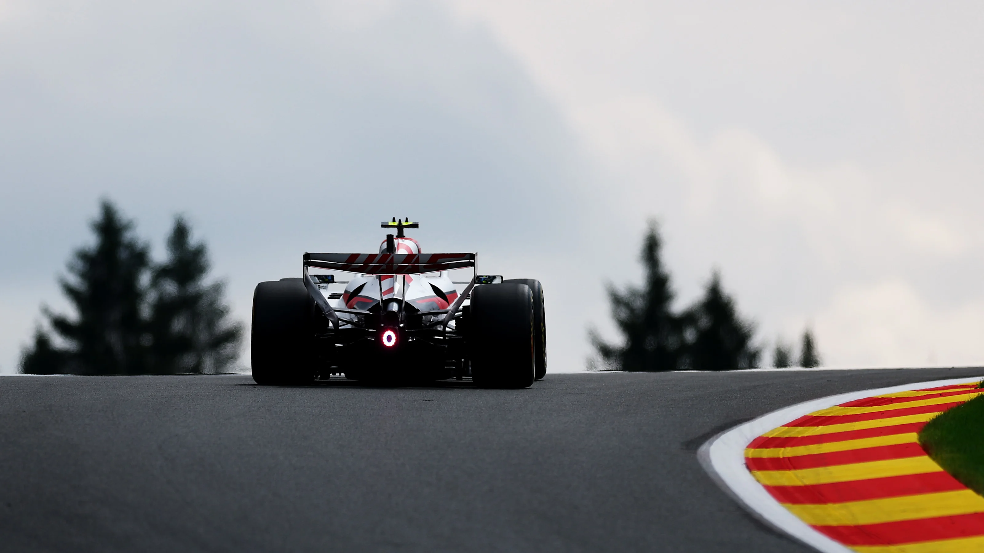 SPA, BELGIUM - JULY 17: Oliver Bearman of Great Britain driving the (87) Haas F1 VF-26 Ferrari on