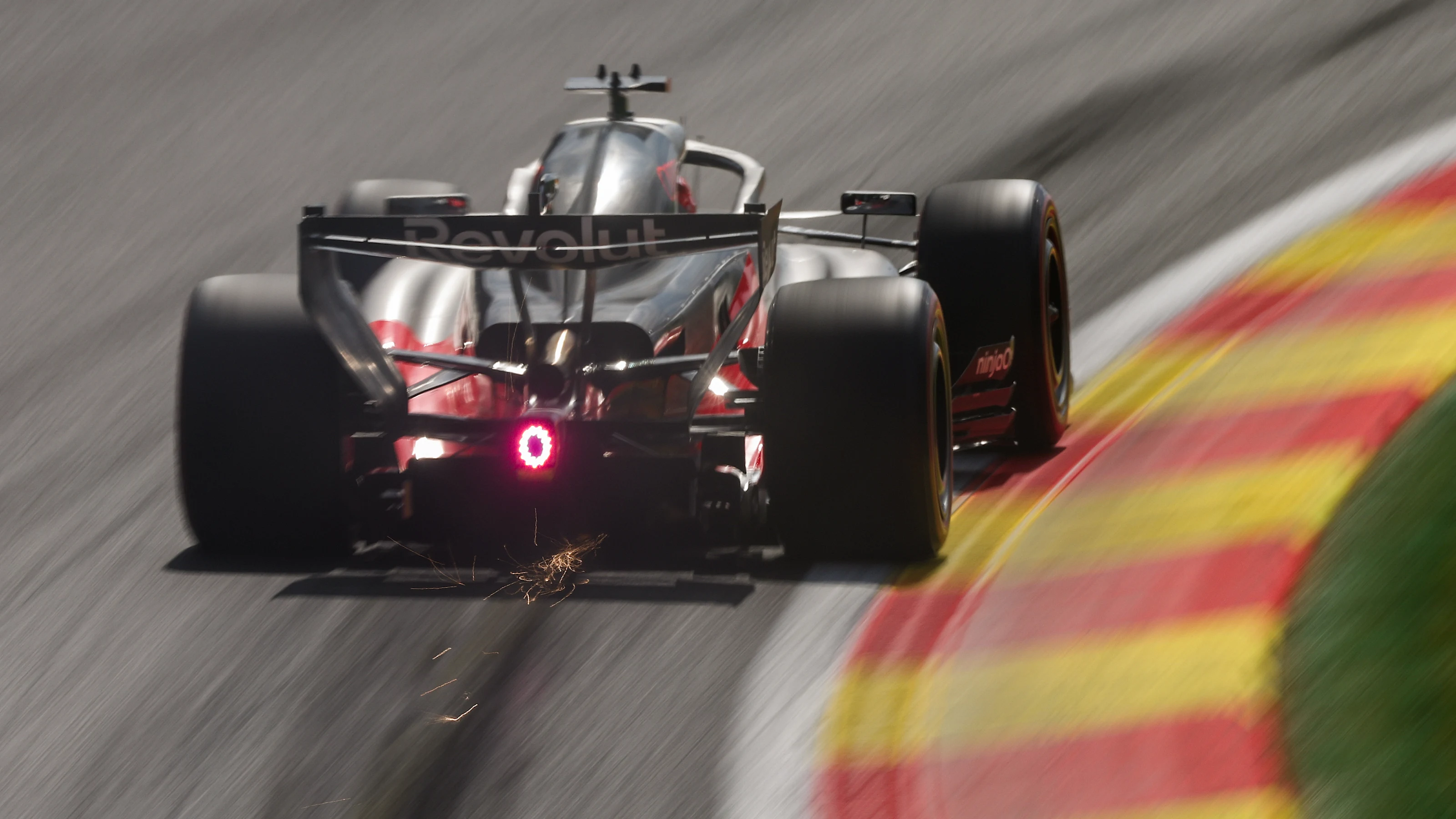 SPA, BELGIUM - JULY 18: Nico Hulkenberg of Germany driving the (27) Audi F1 Team R26 on track