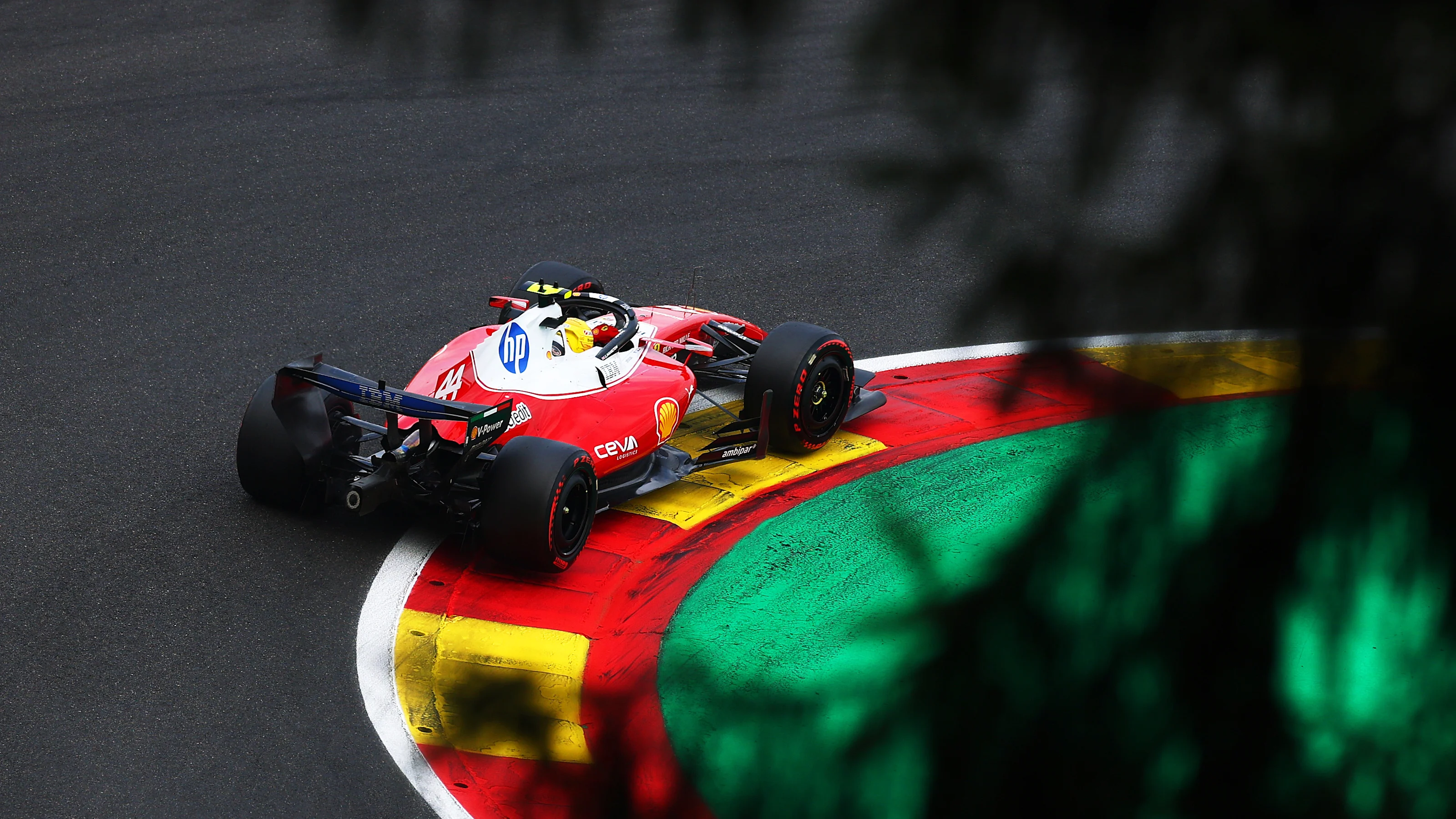SPA, BELGIUM - JULY 18: Lewis Hamilton of Great Britain driving the (44) Scuderia Ferrari SF-26 on