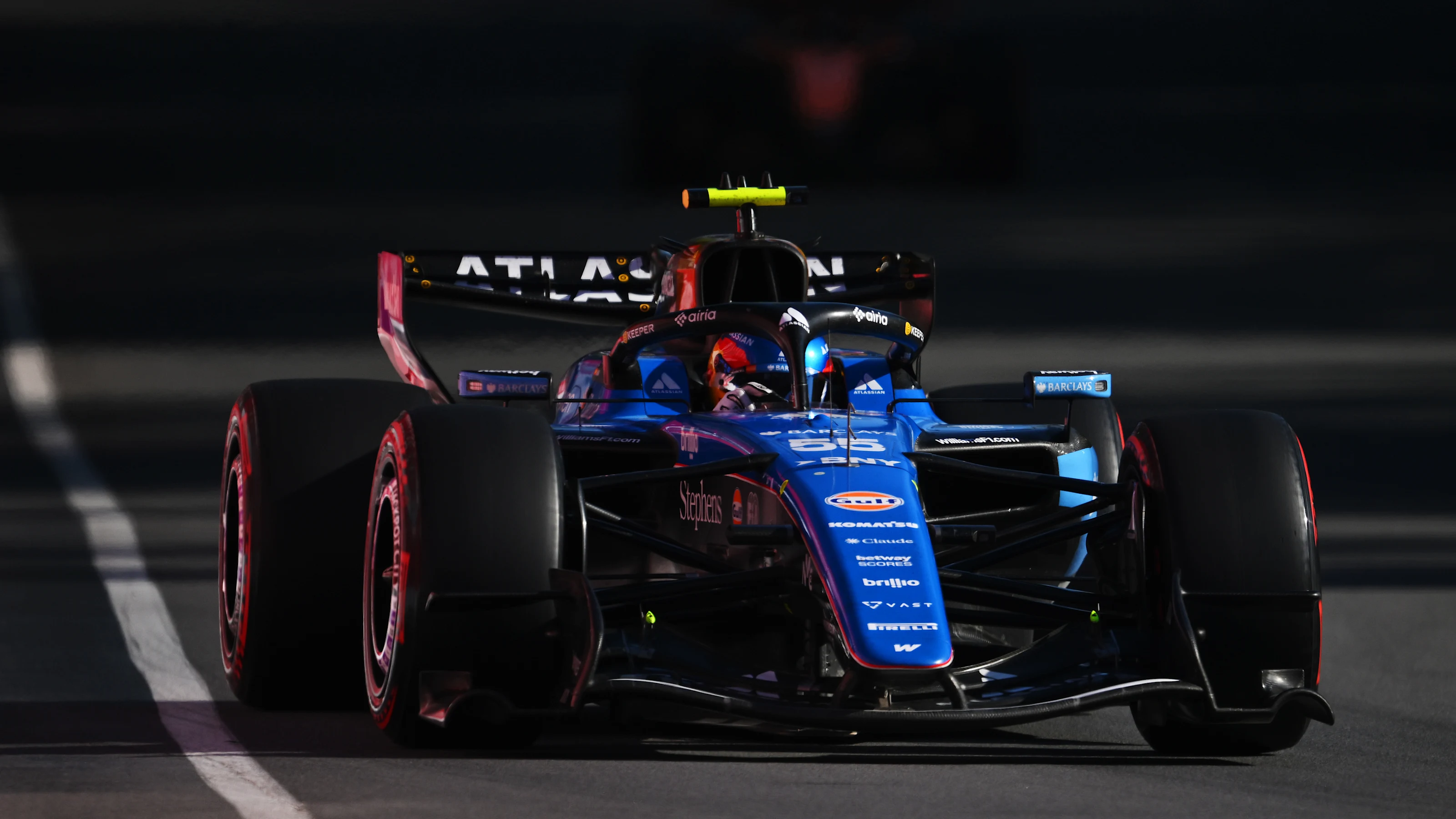 MONTREAL, QUEBEC - MAY 22: Carlos Sainz of Spain driving the (55) Williams FW48 Mercedes on track