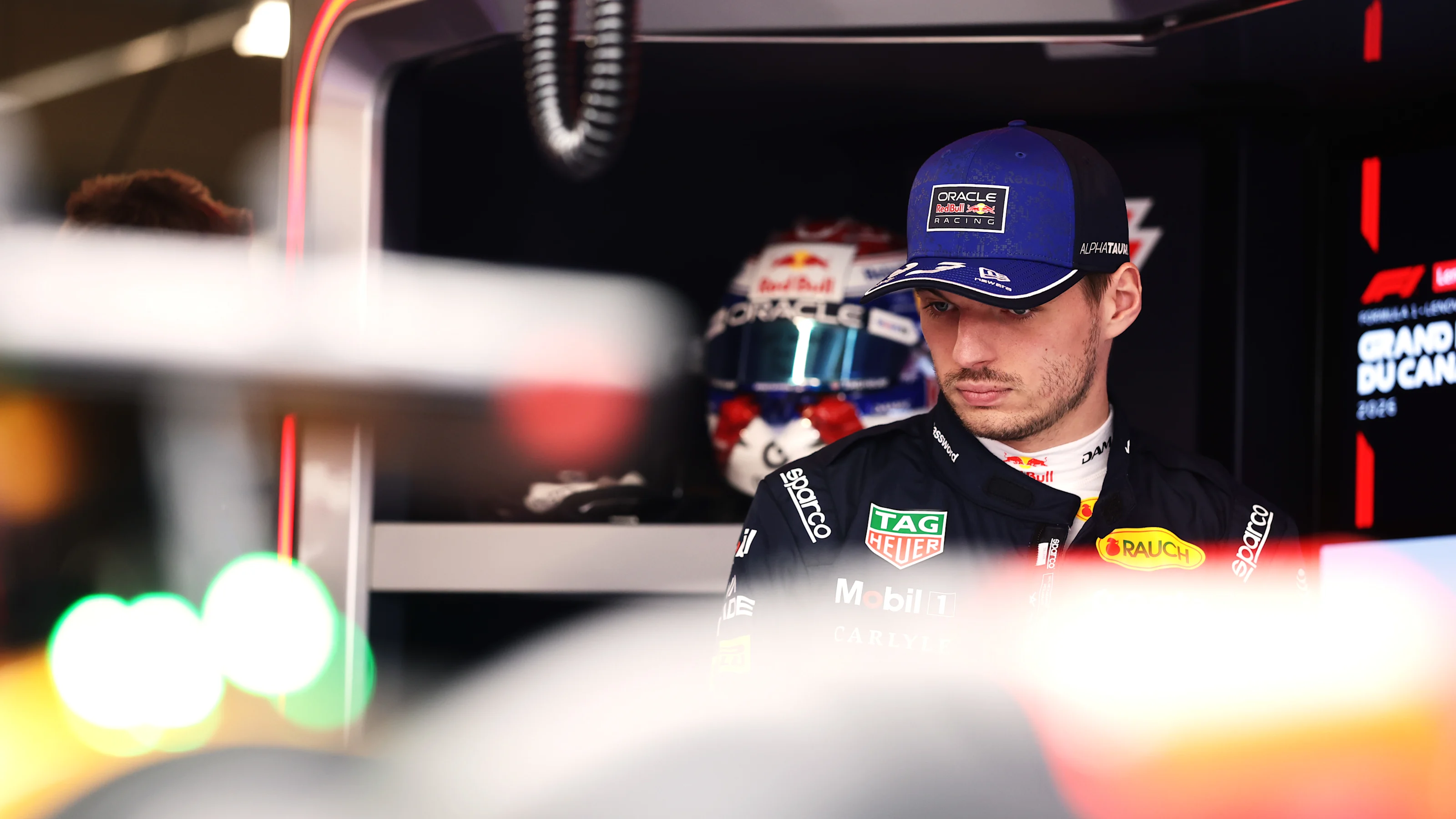 MONTREAL, QUEBEC - MAY 23: Max Verstappen of the Netherlands and Oracle Red Bull Racing looks on in
