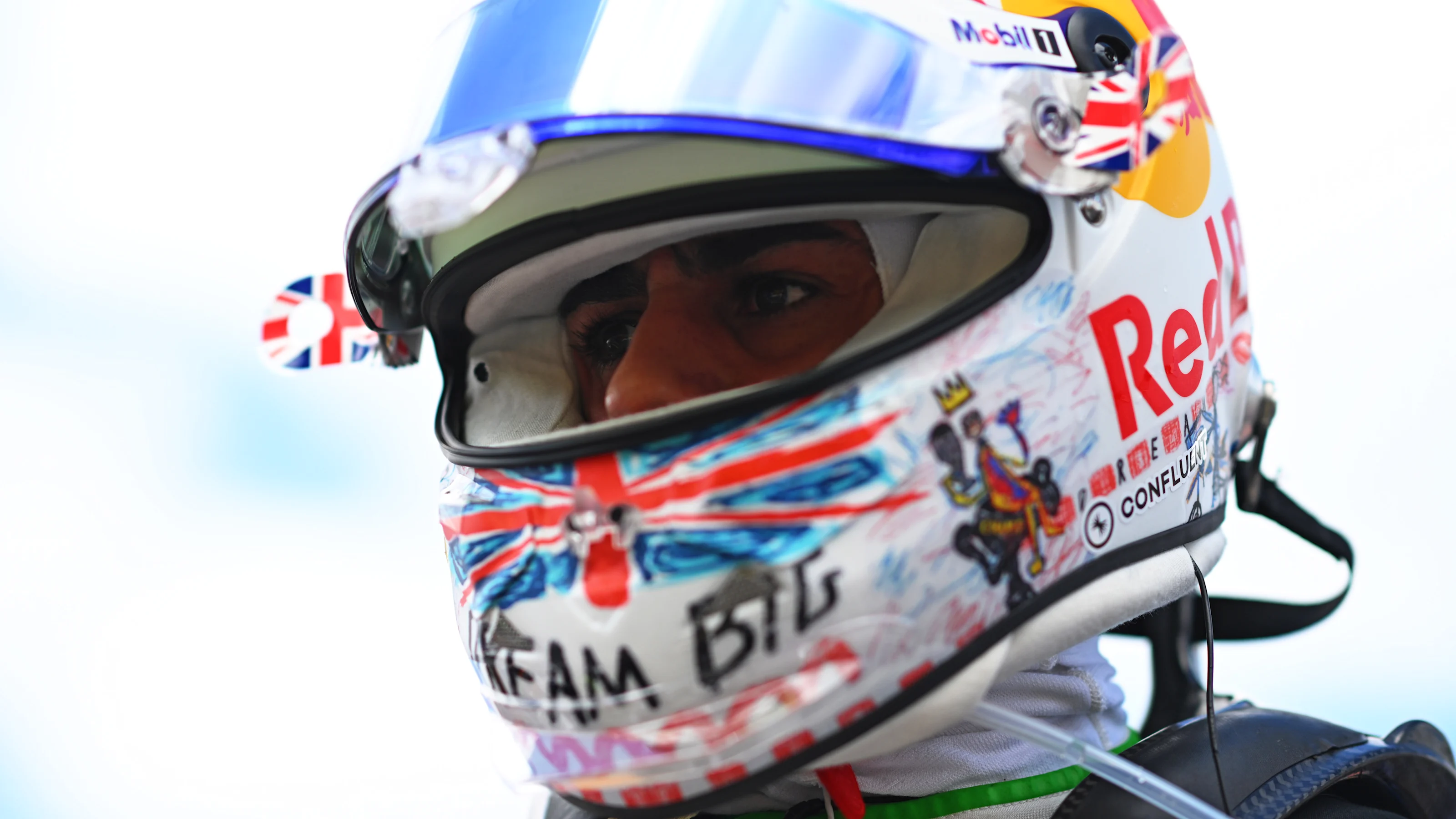 NORTHAMPTON, ENGLAND - JULY 04: Arvid Lindblad of Great Britain and Visa Cash App Racing Bulls