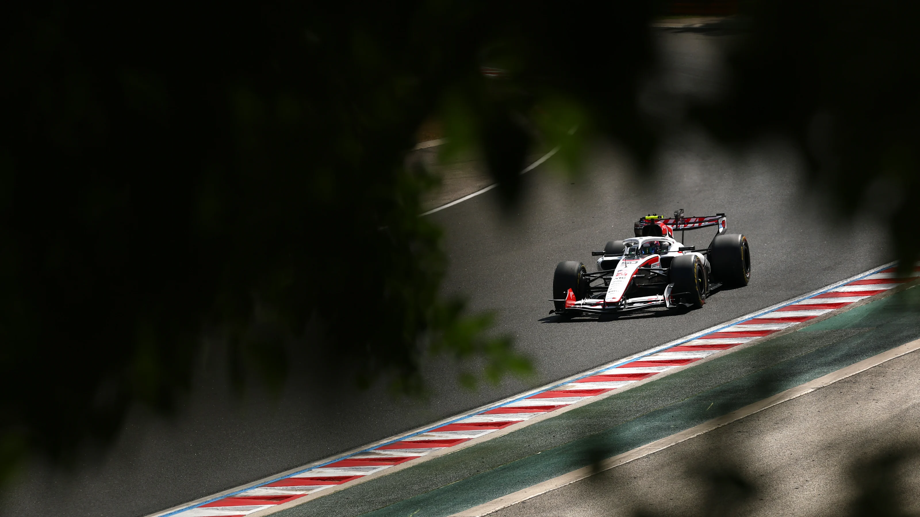 BUDAPEST, HUNGARY - JULY 24: Ryo Hirakawa of Japan driving the (50) Haas F1 VF-26 Ferrari on track