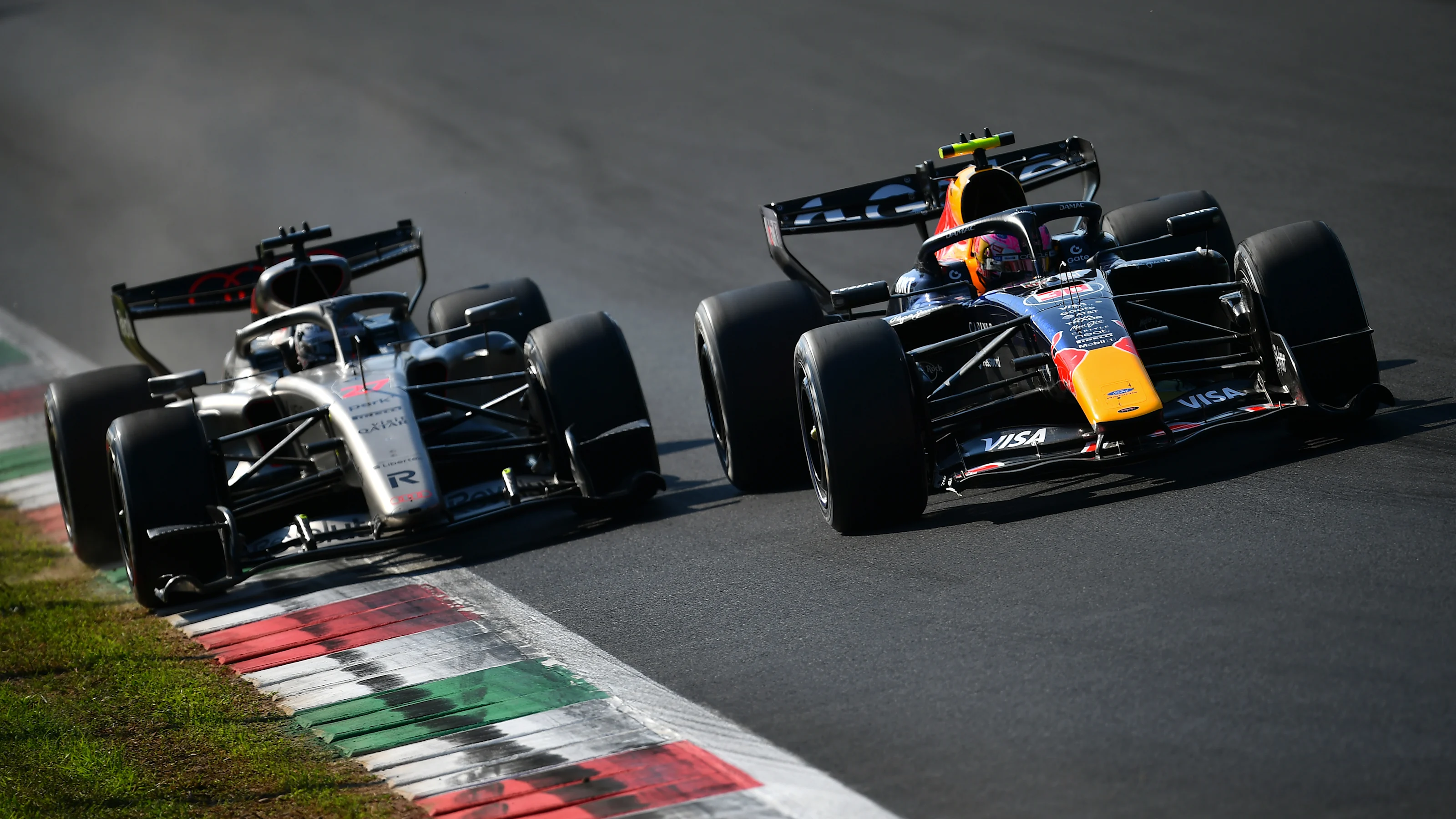 MONZA, ITALY - SEPTEMBER 06: Nico Hulkenberg of Germany driving the (27) Audi F1 Team R26 and Liam