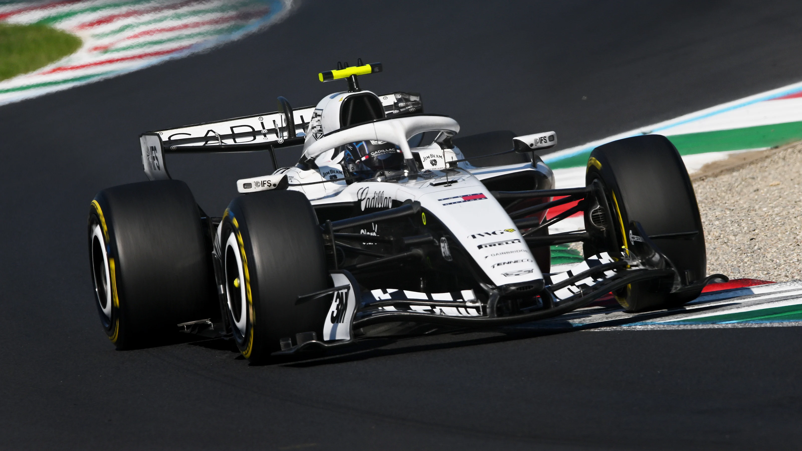 MONZA, ITALY - SEPTEMBER 06: Valtteri Bottas of Finland driving the (77) Cadillac F1 Team MAC-26
