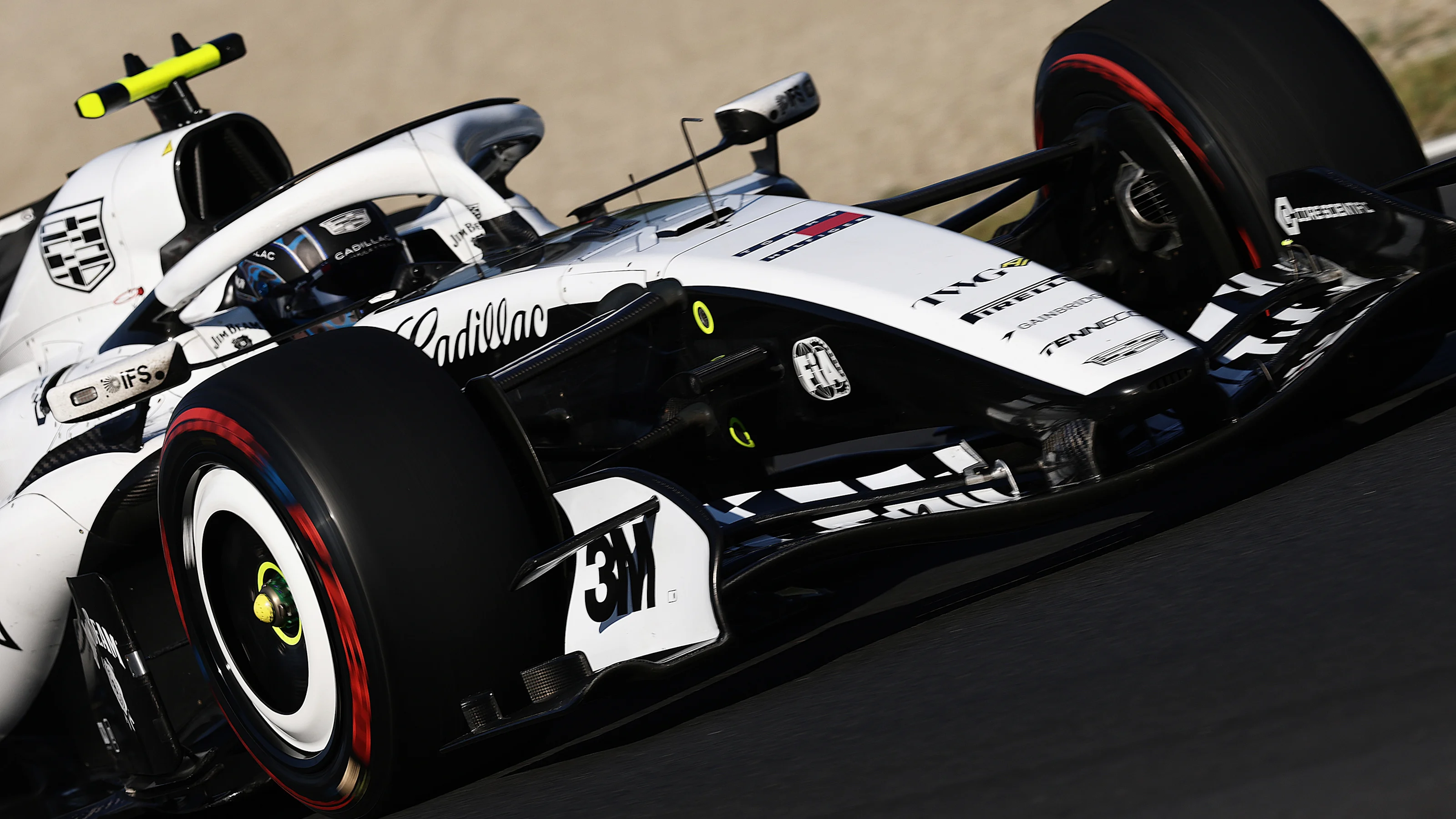 MONZA, ITALY - SEPTEMBER 04: Valtteri Bottas of Finland driving the (77) Cadillac F1 Team MAC-26