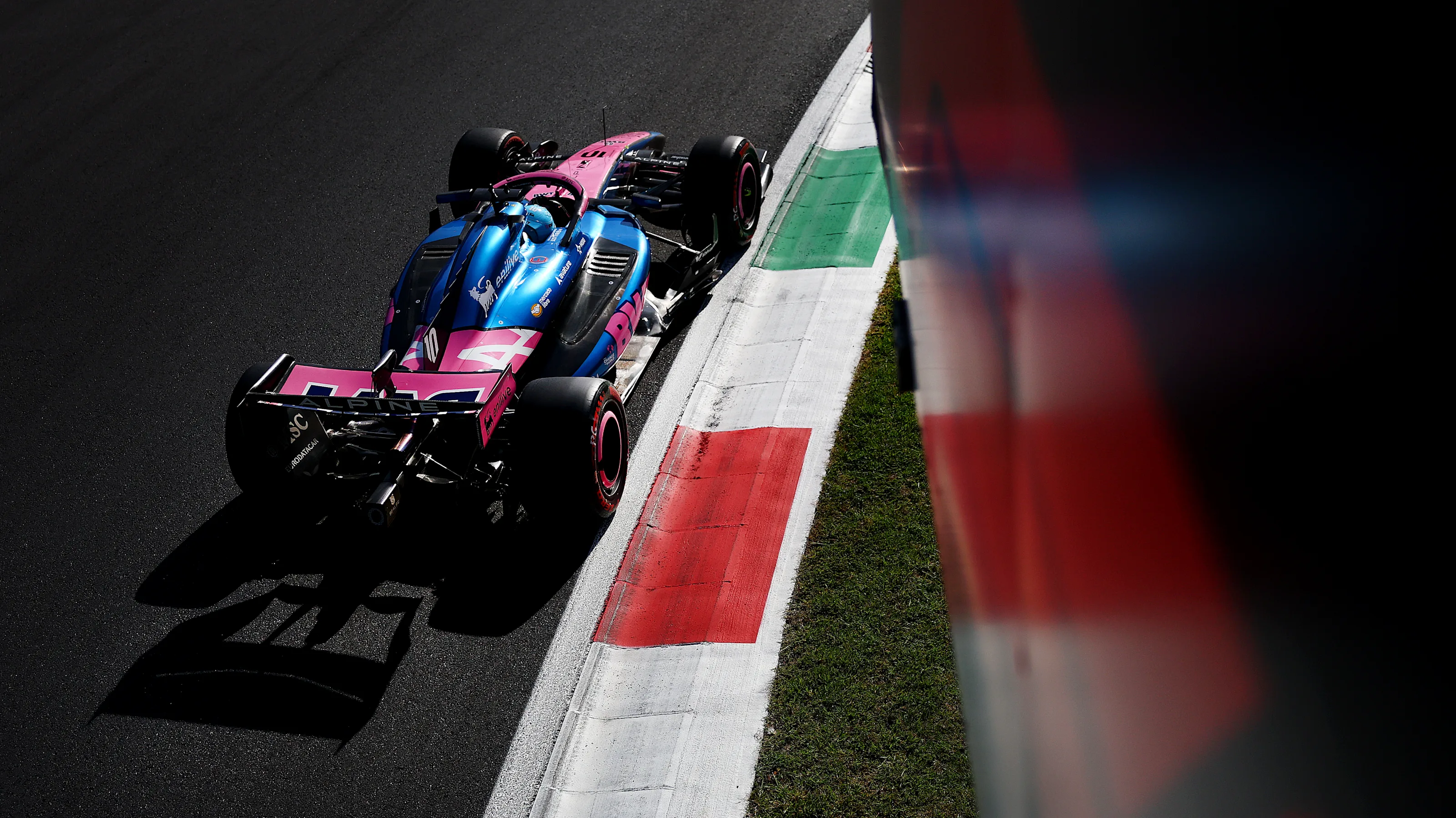 MONZA, ITALY - SEPTEMBER 05: Pierre Gasly of France driving the (10) Alpine F1 A526 Mercedes on