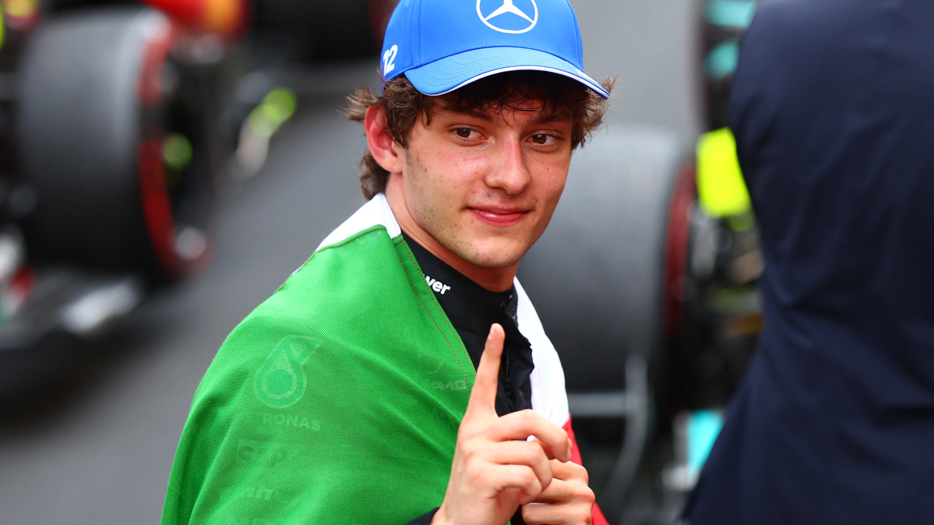 MONTE-CARLO, MONACO - JUNE 07: Race winner Andrea Kimi Antonelli of Italy and Mercedes AMG Petronas