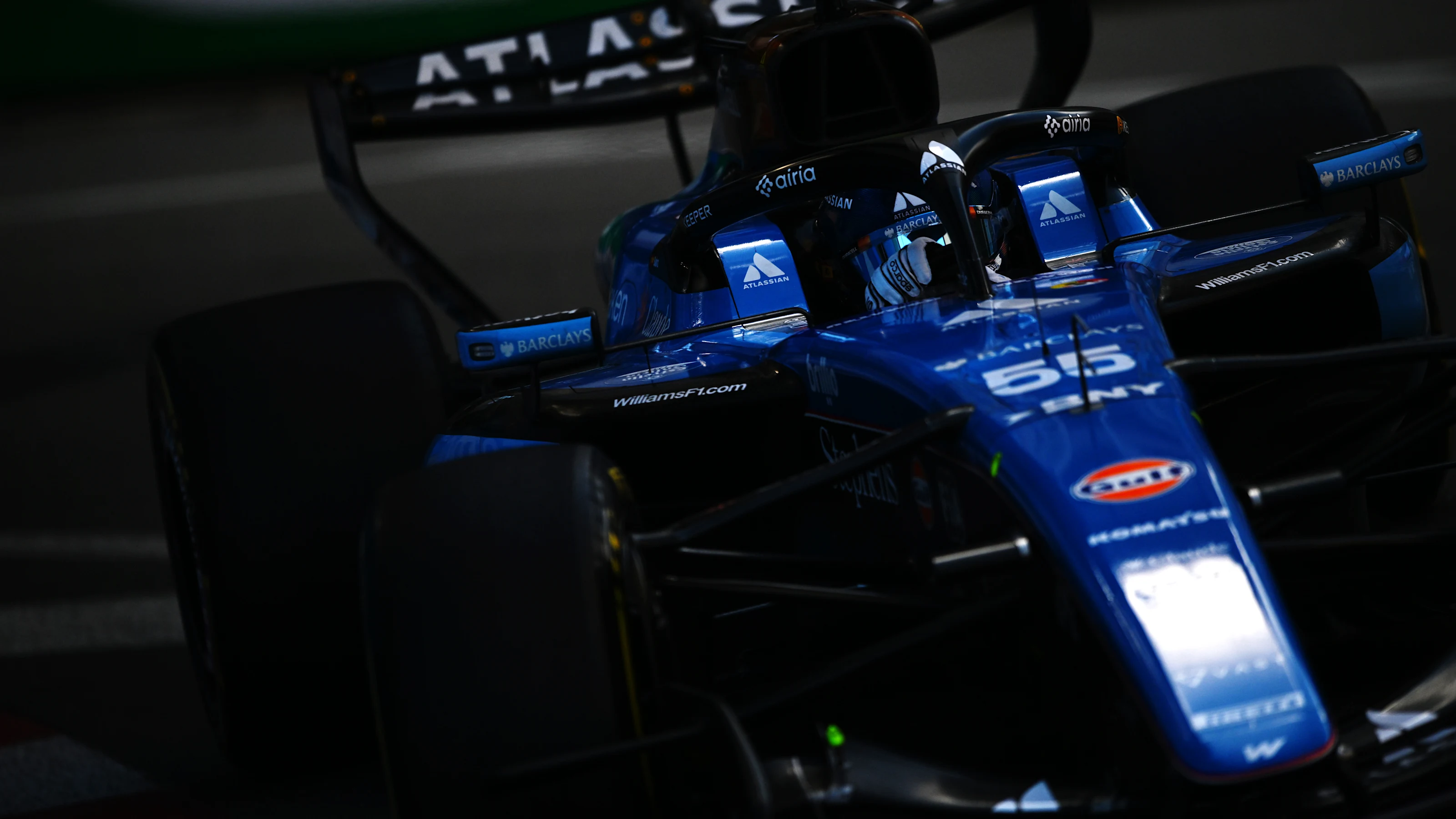 MONTE-CARLO, MONACO - JUNE 05: Carlos Sainz of Spain driving the (55) Williams FW48 Mercedes on