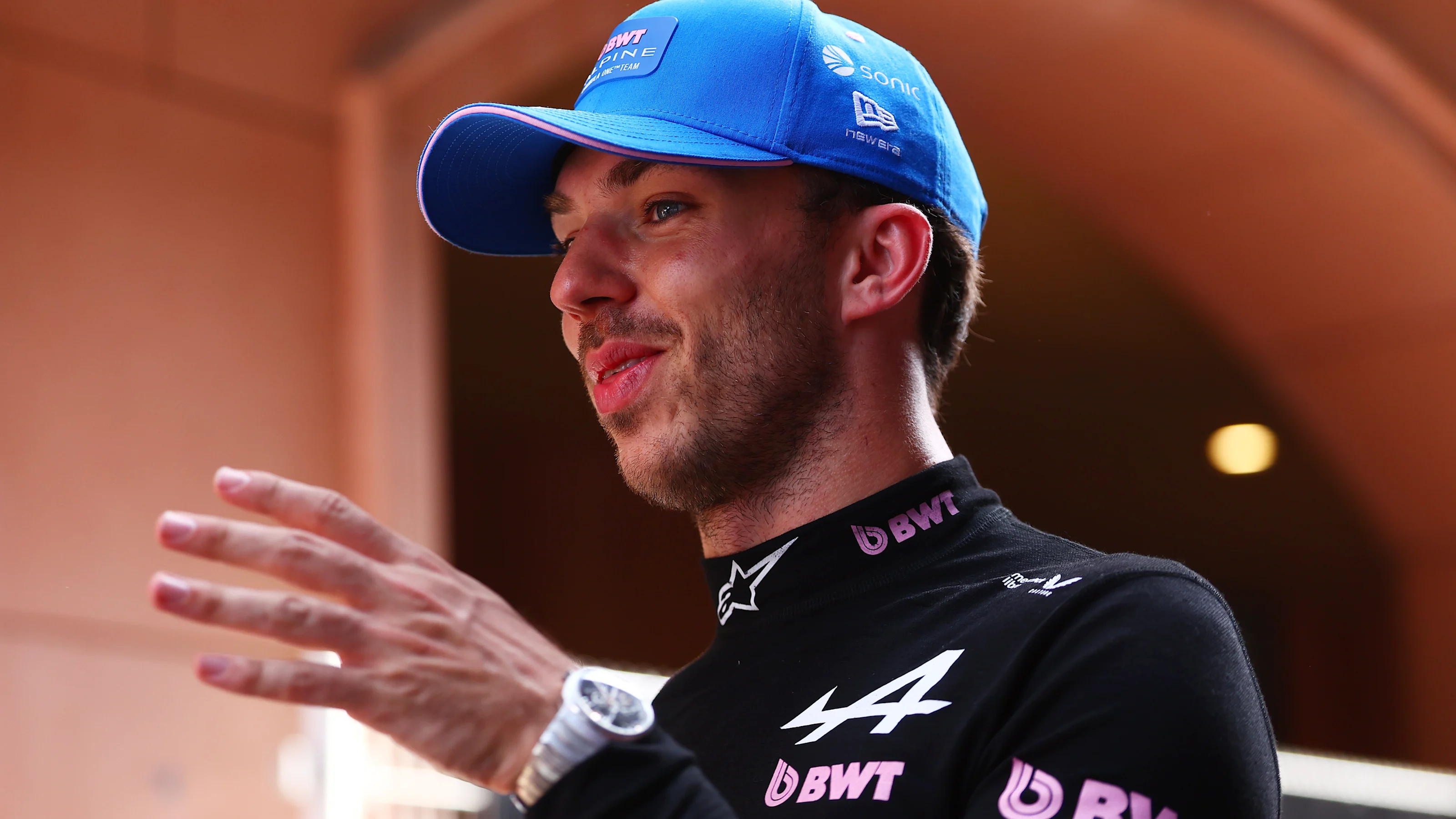 MONTE-CARLO, MONACO - JUNE 06: Ninth placed qualifier Pierre Gasly of France and Alpine F1 in parc