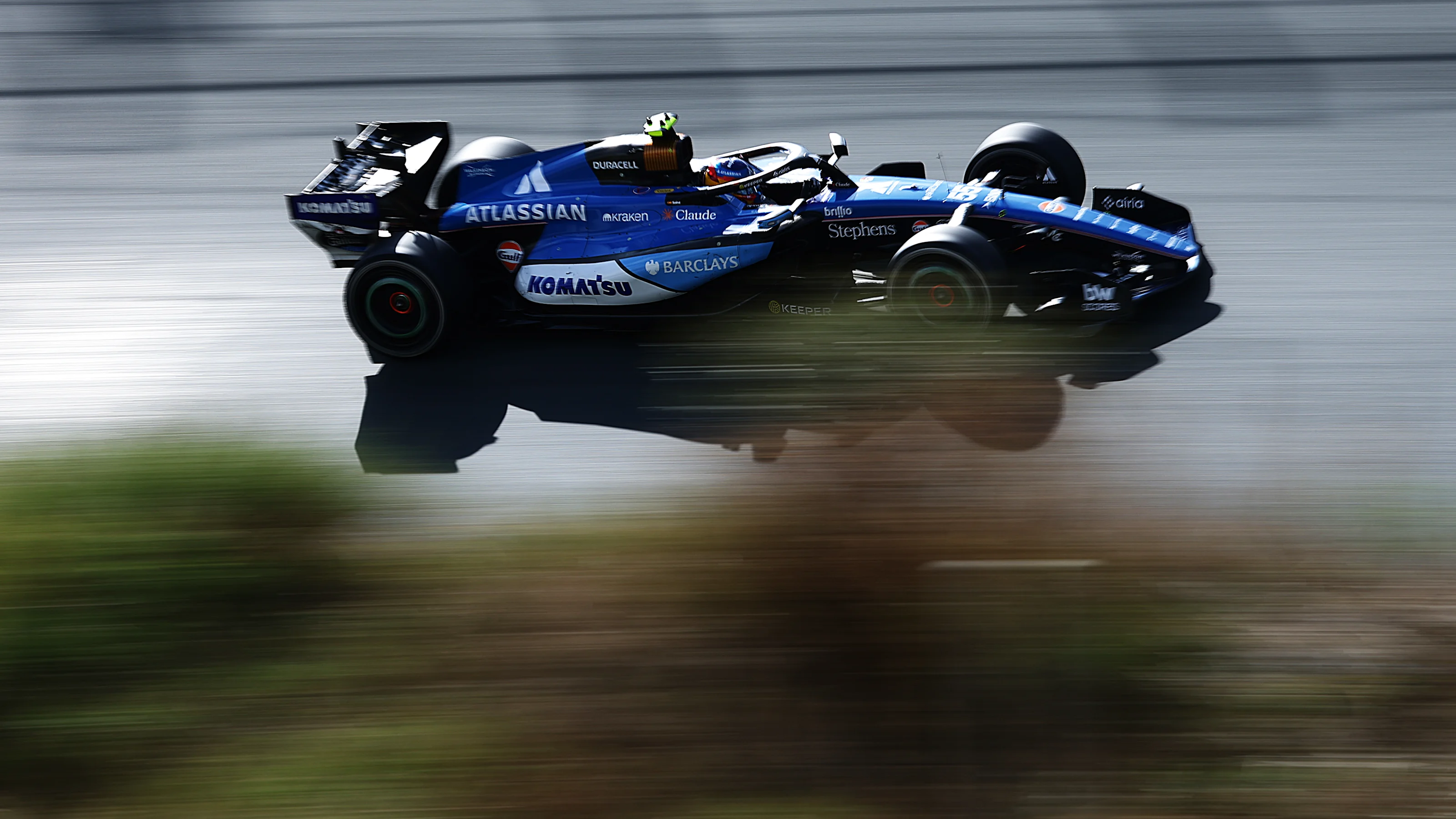 ZANDVOORT, NETHERLANDS - AUGUST 23: Carlos Sainz of Spain driving the (55) Williams FW48 Mercedes