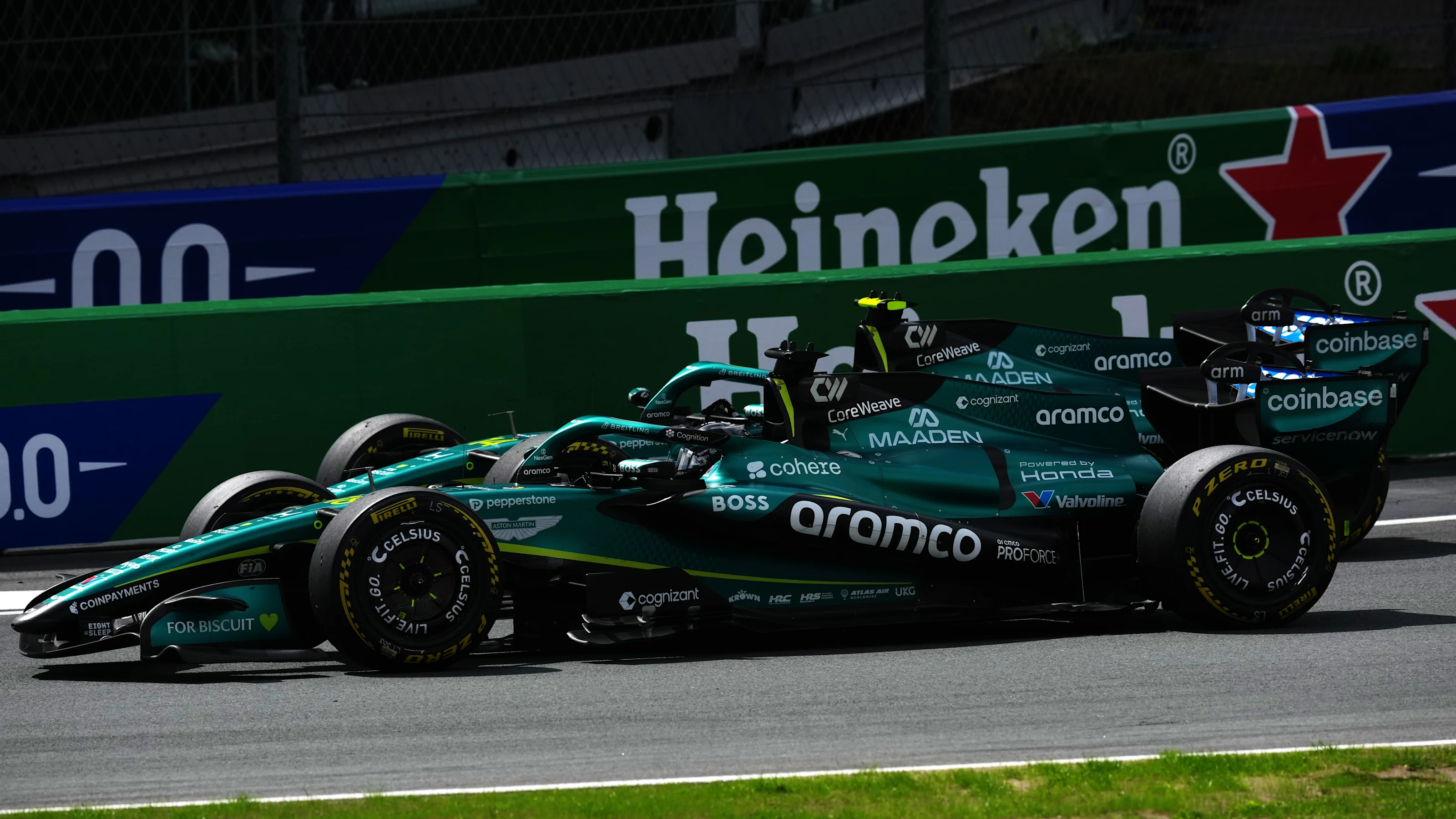 ZANDVOORT, NETHERLANDS - AUGUST 22: Lance Stroll of Canada driving the (18) Aston Martin F1 Team
