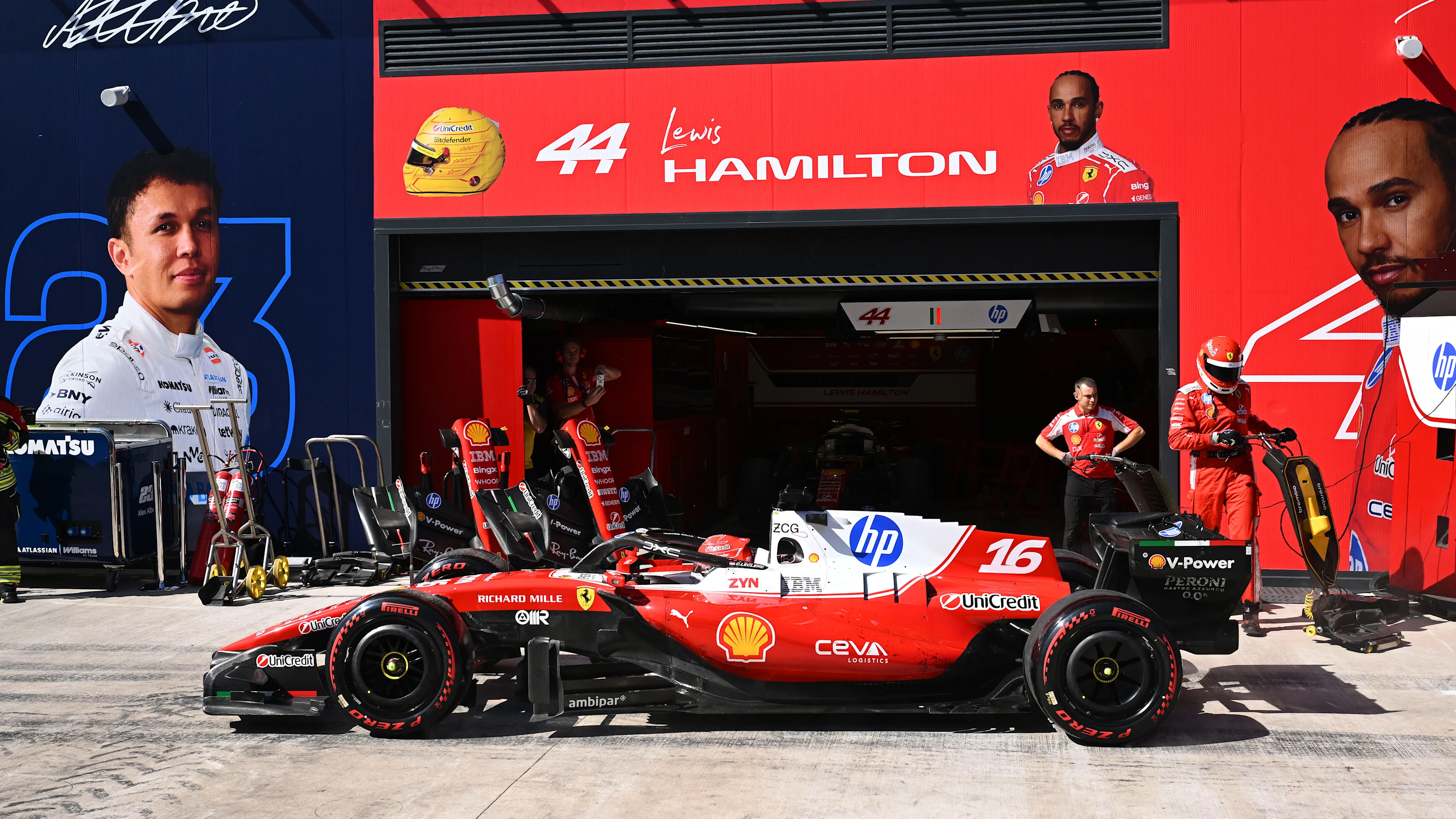 MADRID, SPAIN - SEPTEMBER 13: Charles Leclerc of Monaco driving the (16) Scuderia Ferrari SF-26 in