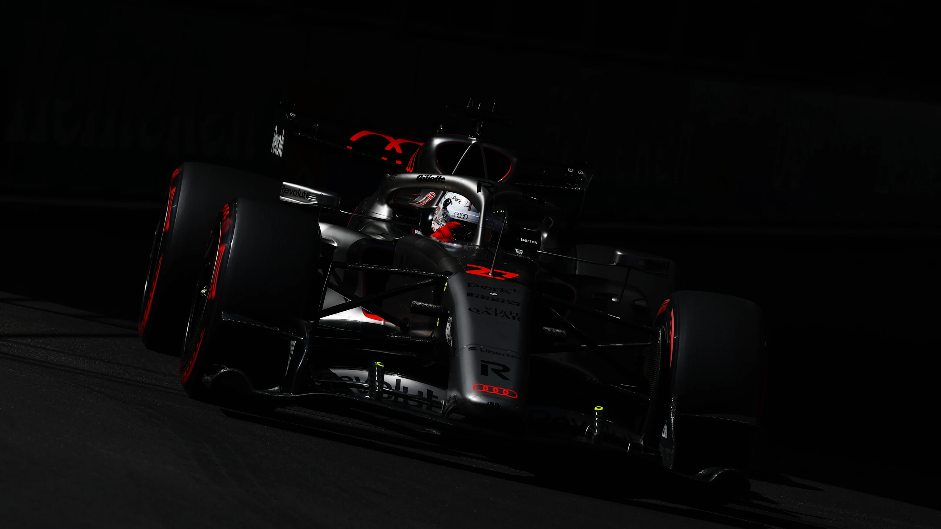 MADRID, SPAIN - SEPTEMBER 12: Nico Hulkenberg of Germany driving the (27) Audi F1 Team R26 on track