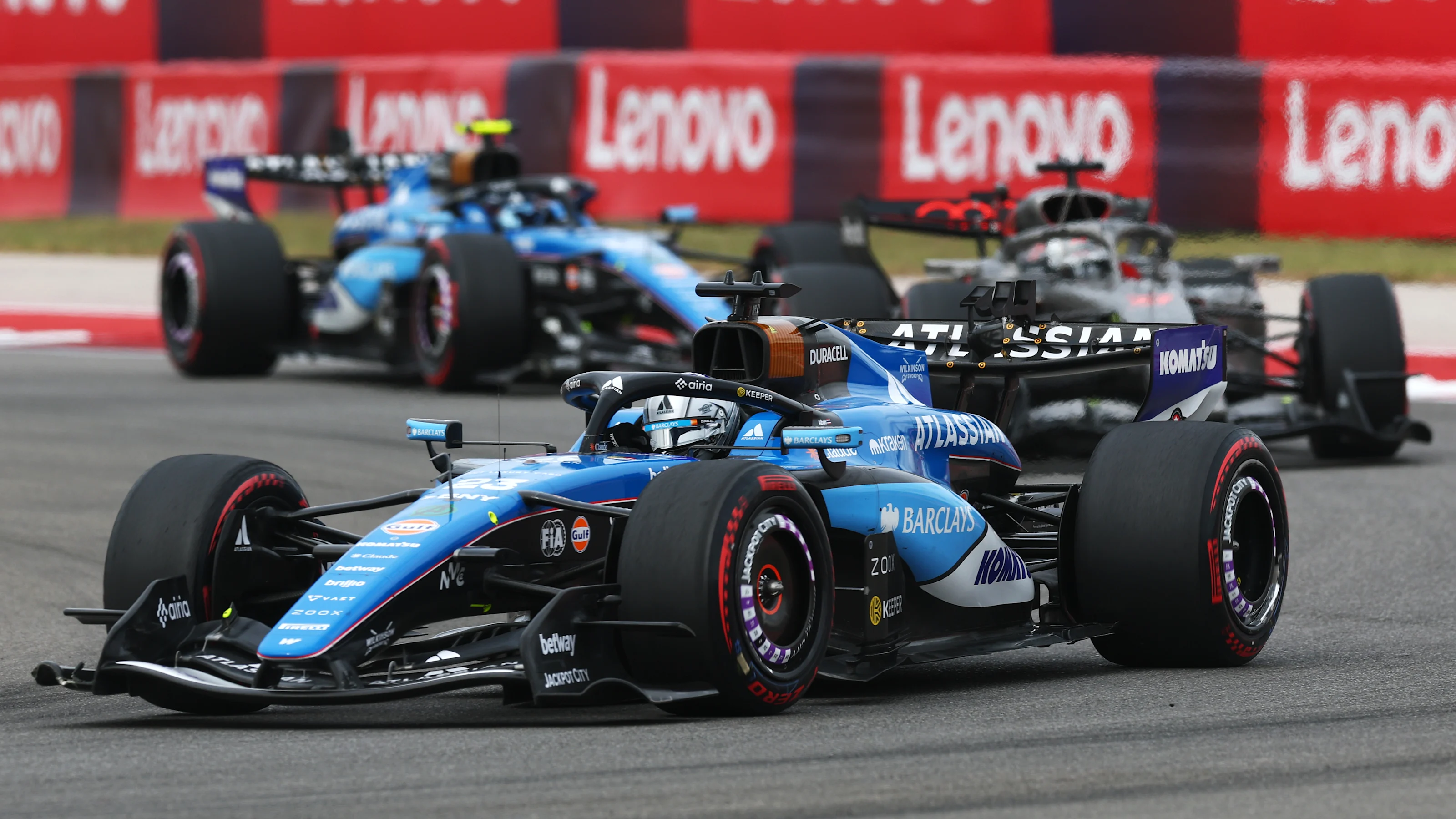 AUSTIN, TEXAS - OCTOBER 25: Alexander Albon of Thailand driving the (23) Williams FW48 Mercedes on