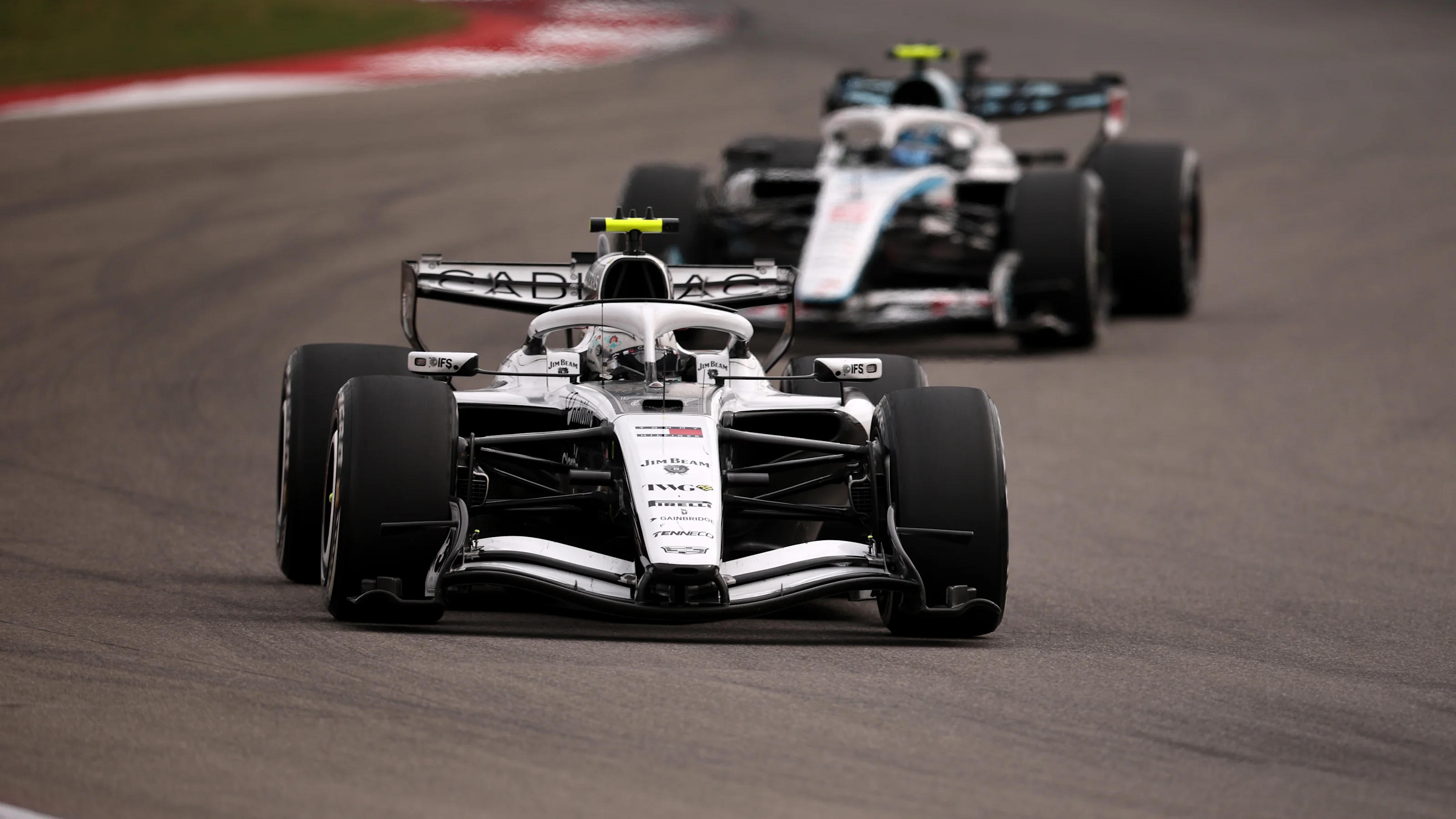 AUSTIN, TEXAS - OCTOBER 25: Valtteri Bottas of Finland driving the (77) Cadillac F1 Team MAC-26