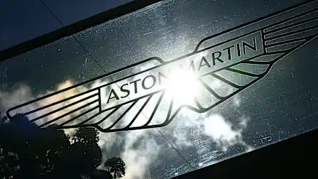 NORTHAMPTON, ENGLAND - JULY 02: Aston Martin F1 Team hospitality in the Paddock during previews