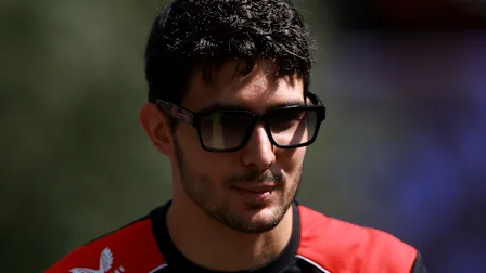 BAKU, AZERBAIJAN - SEPTEMBER 23: Esteban Ocon of France and Haas F1 walks in the Paddock during