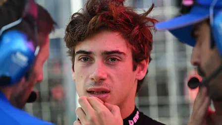 BAKU, AZERBAIJAN - SEPTEMBER 26: Franco Colapinto of Argentina and Alpine F1 on the grid prior to