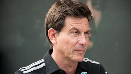 Toto Wolff, team principal and CEO of the Mercedes-AMG Petronas F1 Team, attends the Formula 1