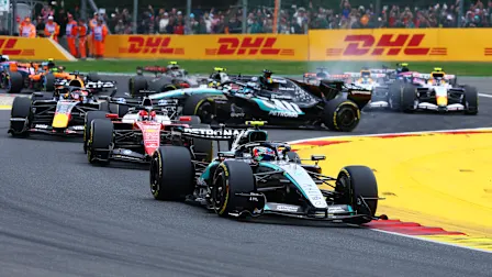 SPA, BELGIUM - JULY 19: Andrea Kimi Antonelli of Italy driving the (12) Mercedes AMG Petronas F1