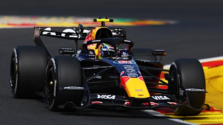 SPA, BELGIUM - JULY 19: Isack Hadjar of France driving the (6) Oracle Red Bull Racing RB22 Red Bull