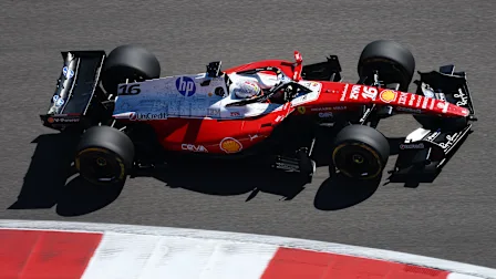 AUSTIN, TEXAS - OCTOBER 23: Charles Leclerc of Monaco driving the (16) Scuderia Ferrari SF-26 on