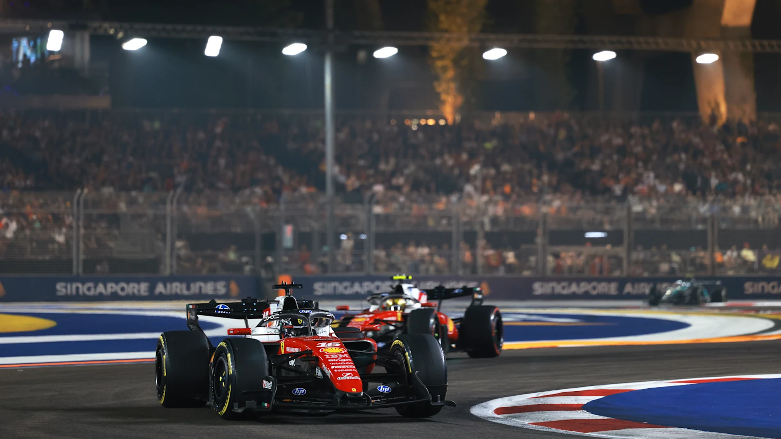 Charles Leclerc driving the Ferrari SF-26 during the 2026 Singapore Grand Prix weekend