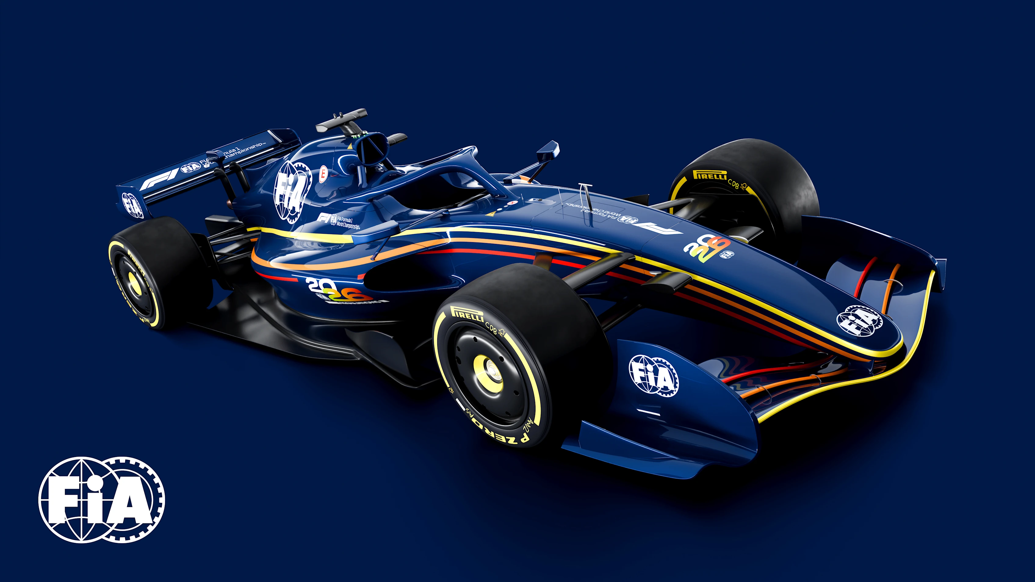 Koncepcyjny bolid Formuły 1 według regulaminu 2026