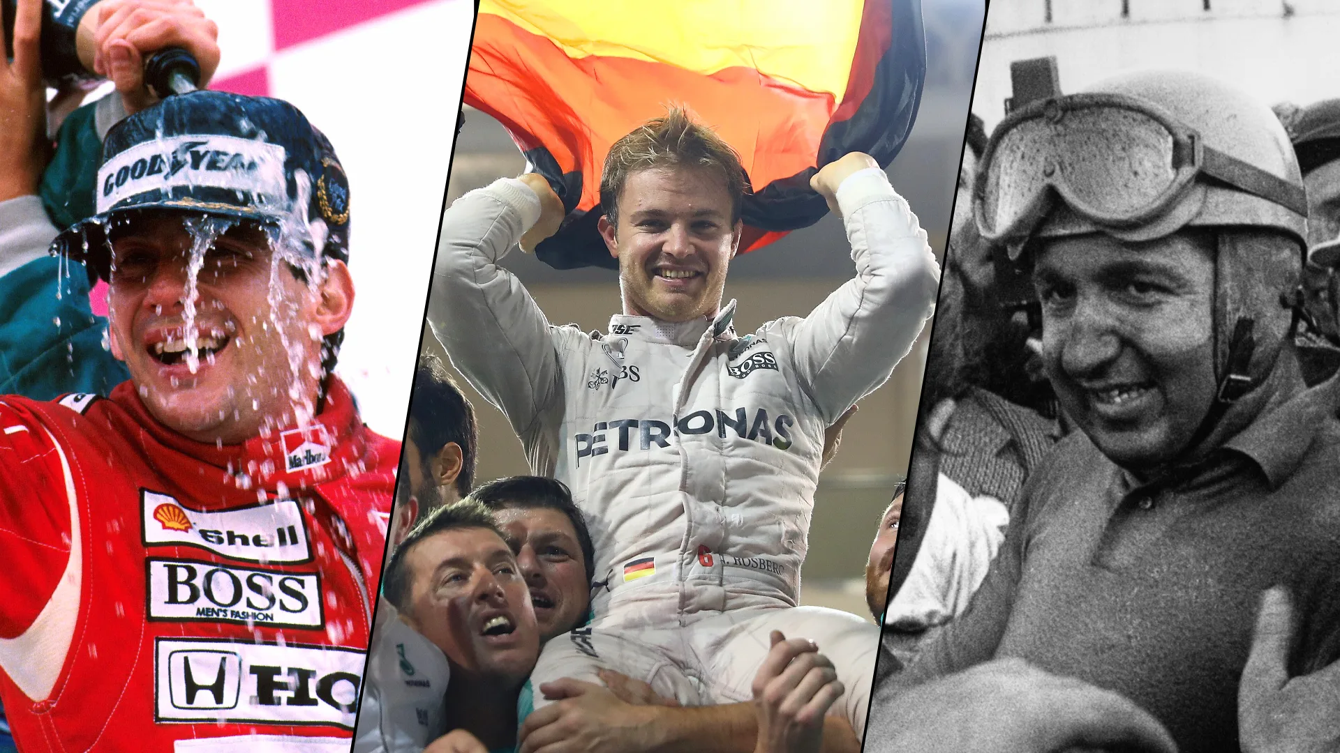 Six racers who won their maiden F1 titles alongside champion team mates ...