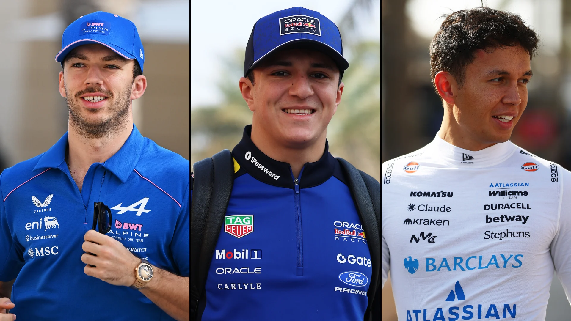 Who’s driving on Day 1 of the second test in Bahrain