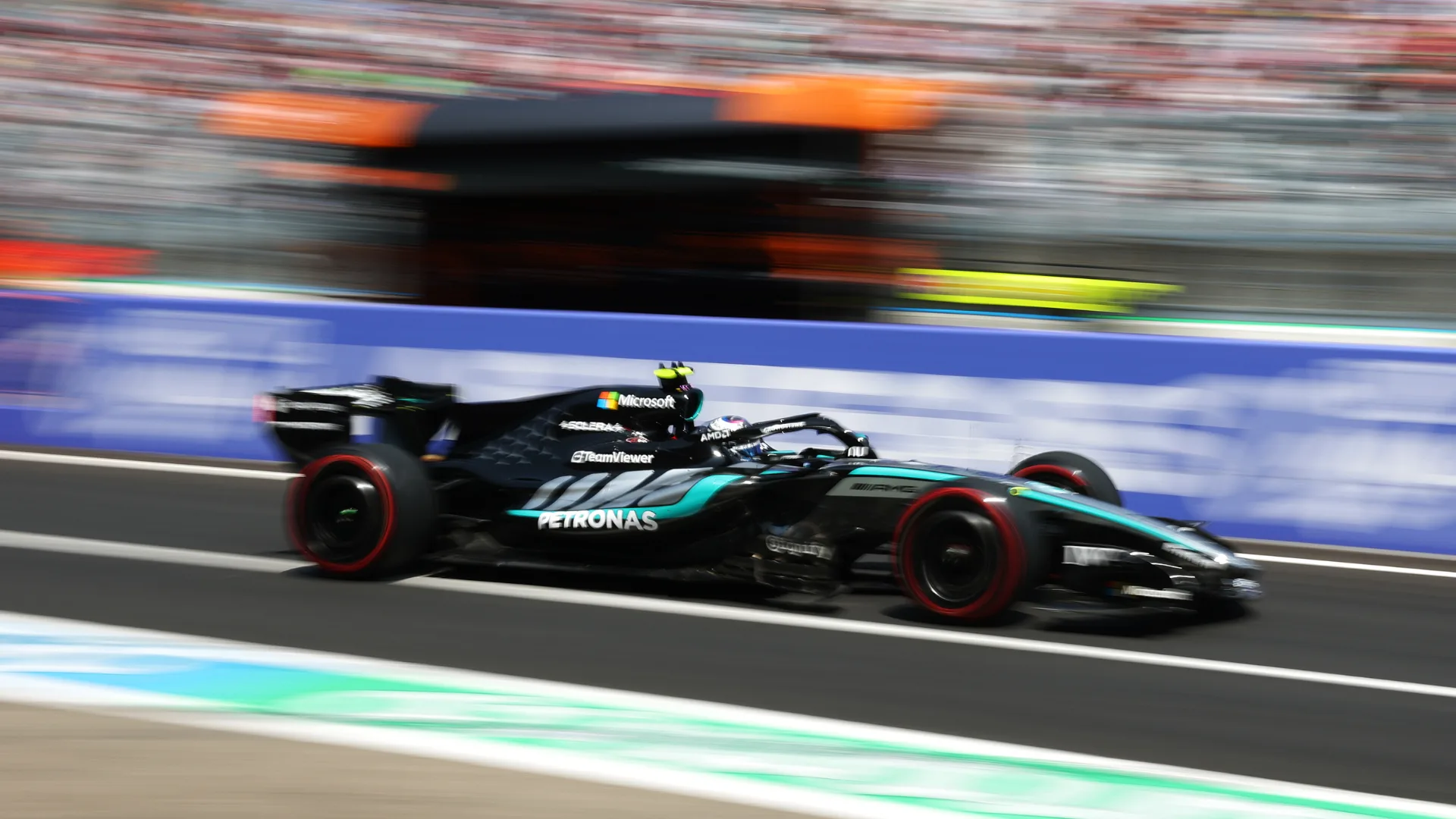 Kimi Antonelli beats Mercedes workforce mate George Russell in last apply