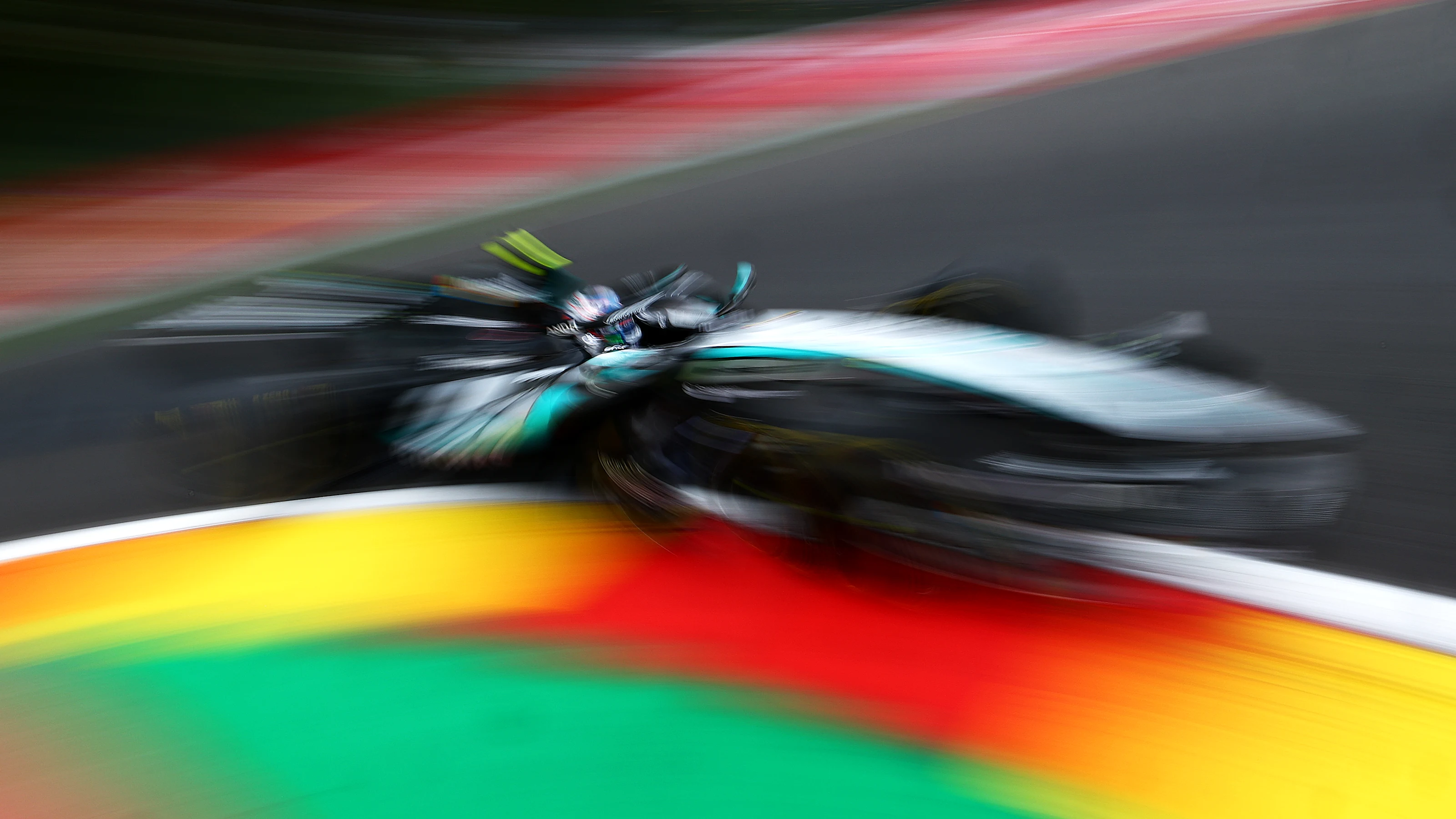 SPA, BELGIUM - JULY 17: Andrea Kimi Antonelli of Italy driving the (12) Mercedes AMG Petronas F1