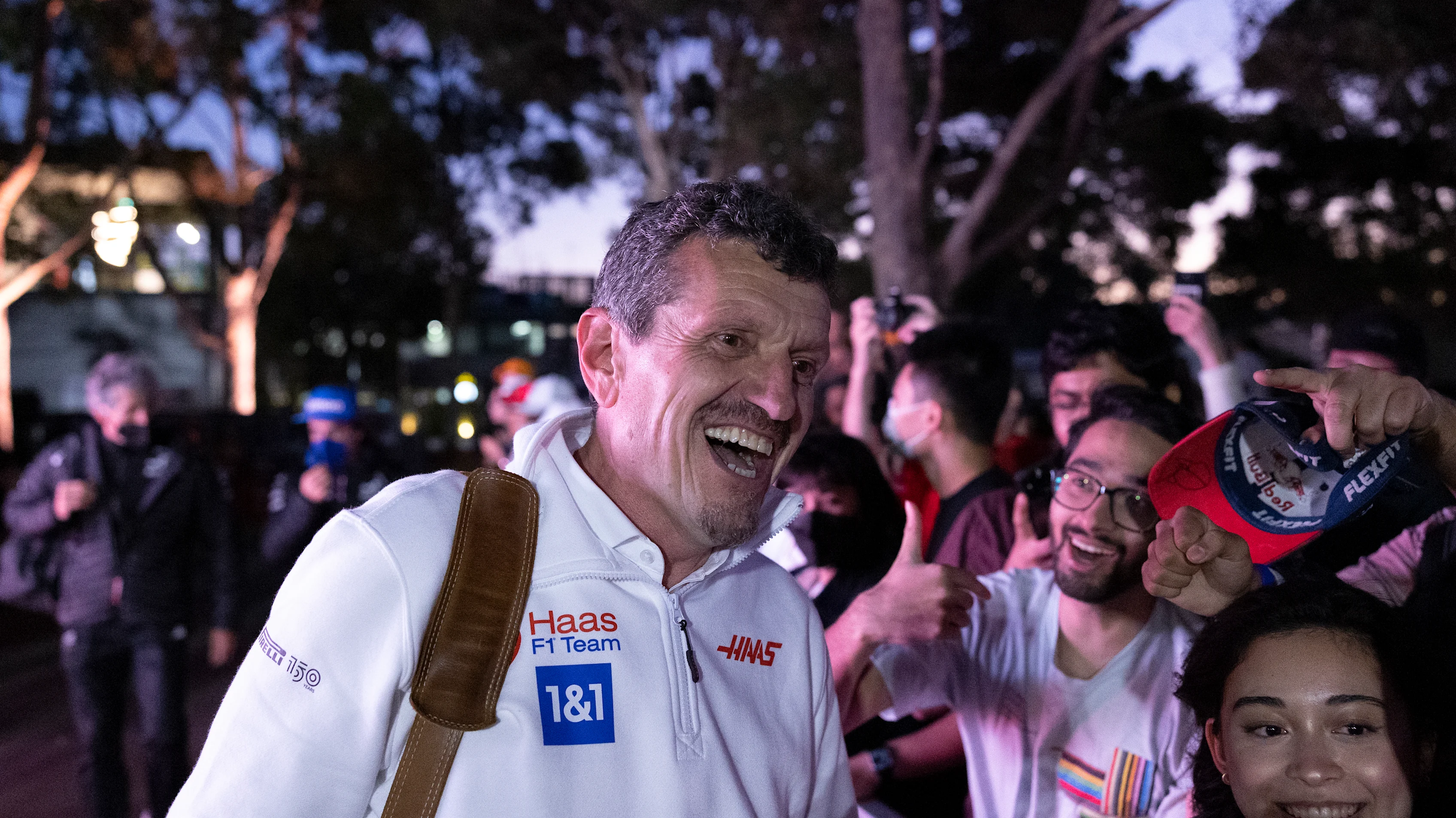 MELBOURNE, AUSTRALIA - 2022/04/07: Haas team principal Guenther Steiner leaves the circuit and