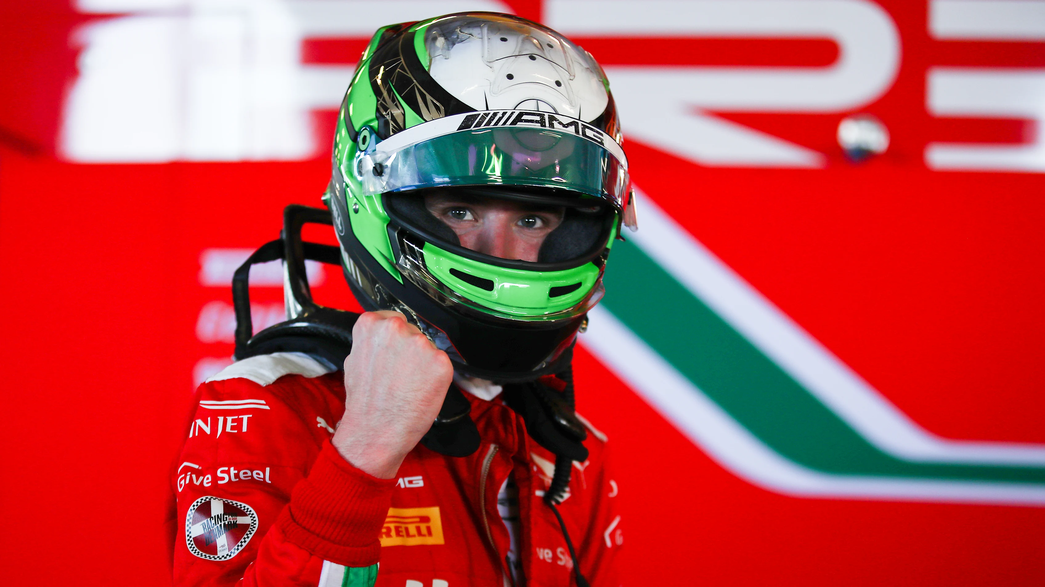 MONTE-CARLO, MONACO - MAY 26: Frederik Vesti of Denmark and PREMA Racing celebrates his qualifying
