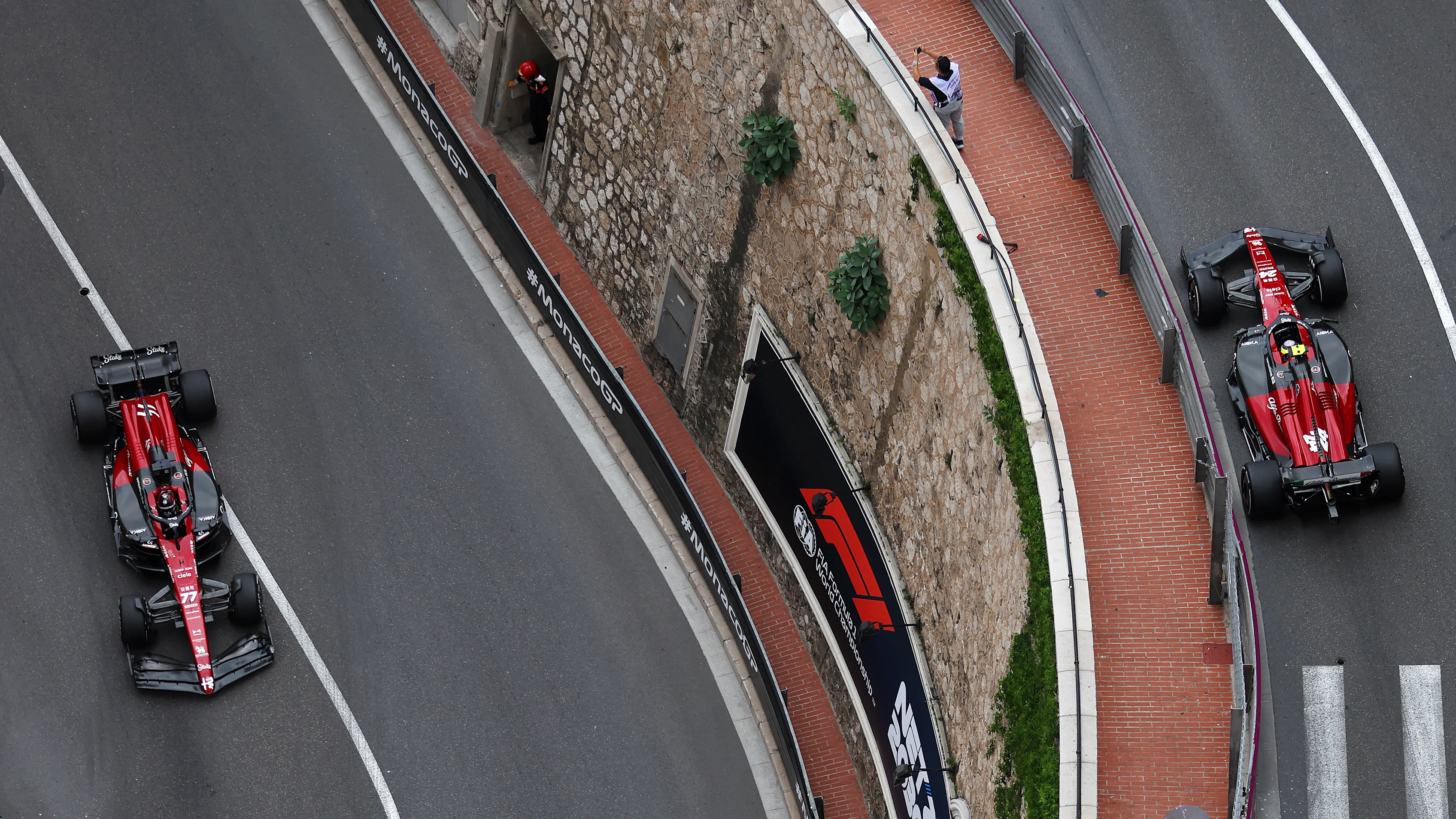 MONTE-CARLO, MONACO - MAY 28: Valtteri Bottas of Finland driving the (77) Alfa Romeo F1 C43 Ferrari
