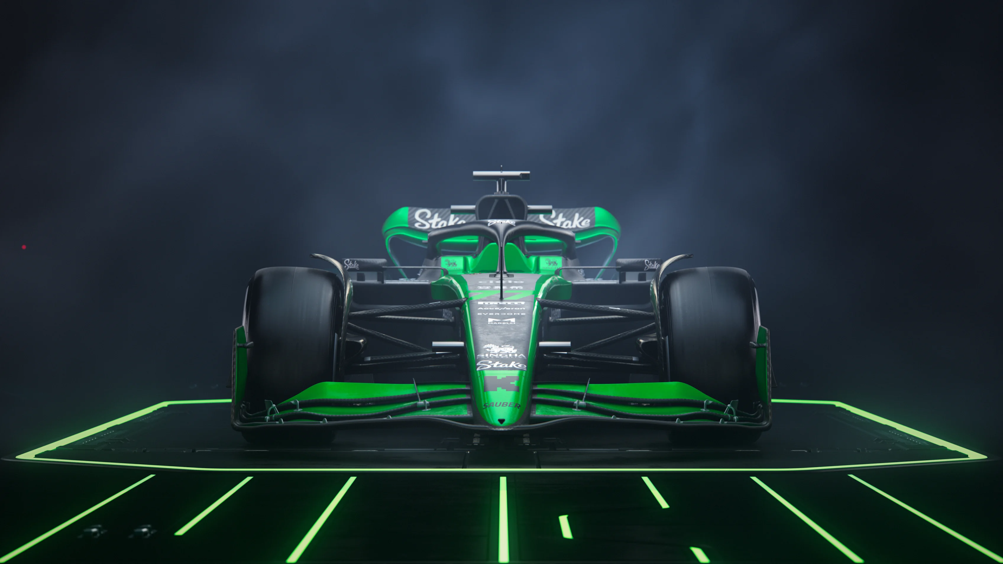 Kick Sauber's C44 has new pull-rod front suspension 