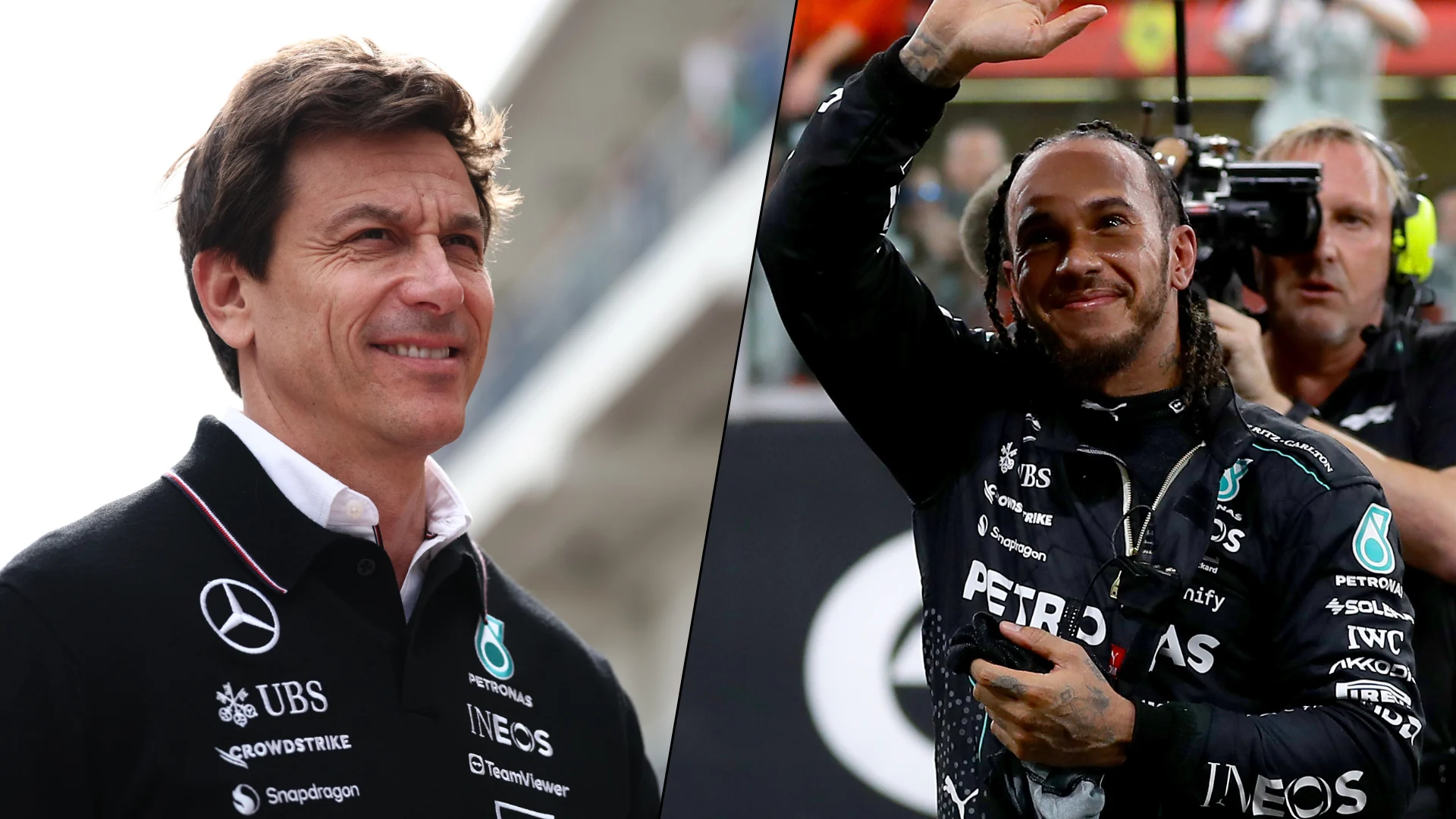 LUSAIL CITY, QATAR - NOVEMBER 30: Lewis Hamilton of Great Britain and Mercedes and Mercedes GP