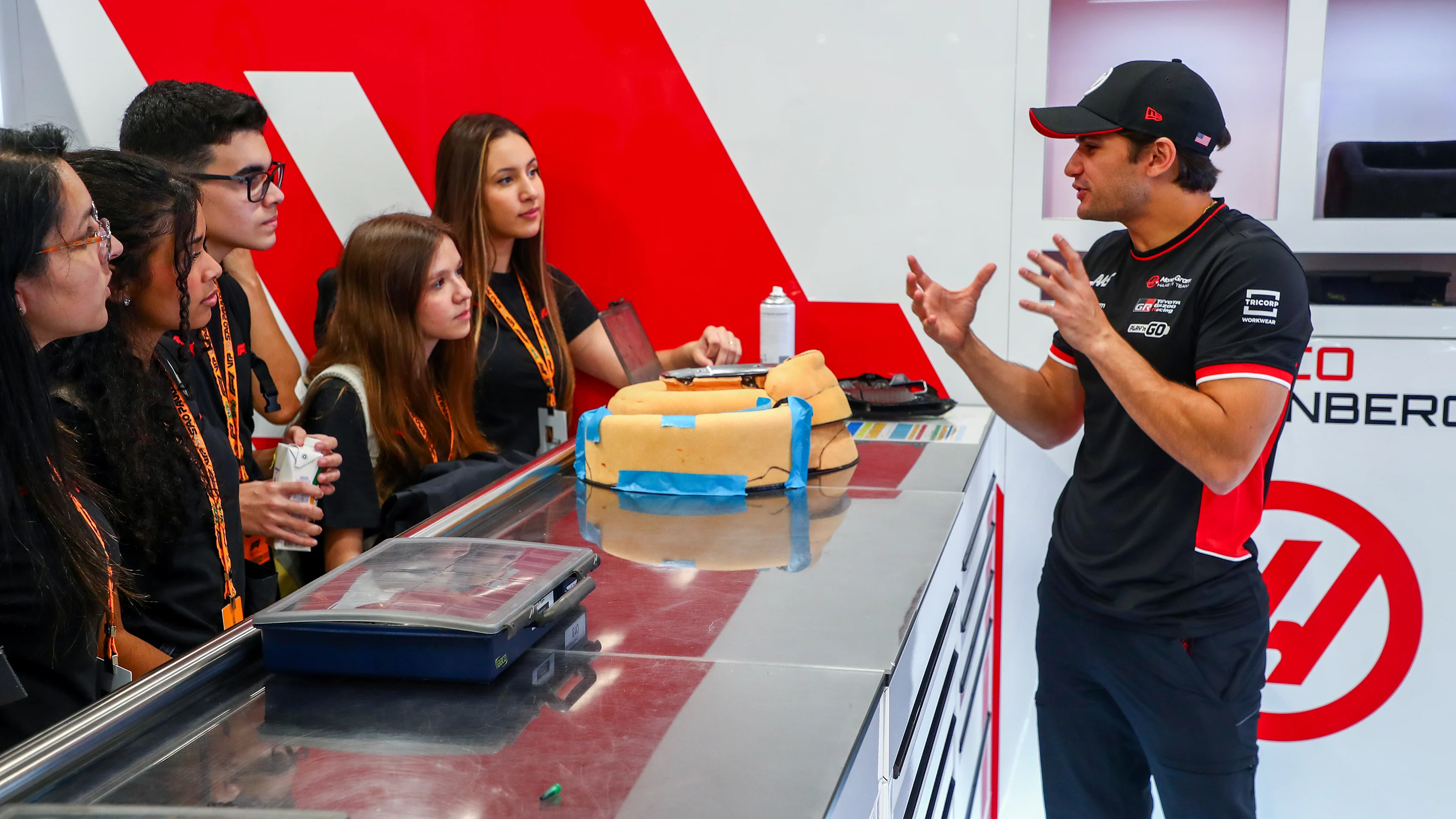 SAO PAULO, BRAZIL - OCTOBER 31: <<enter caption here>> during previews ahead of the F1 Grand Prix