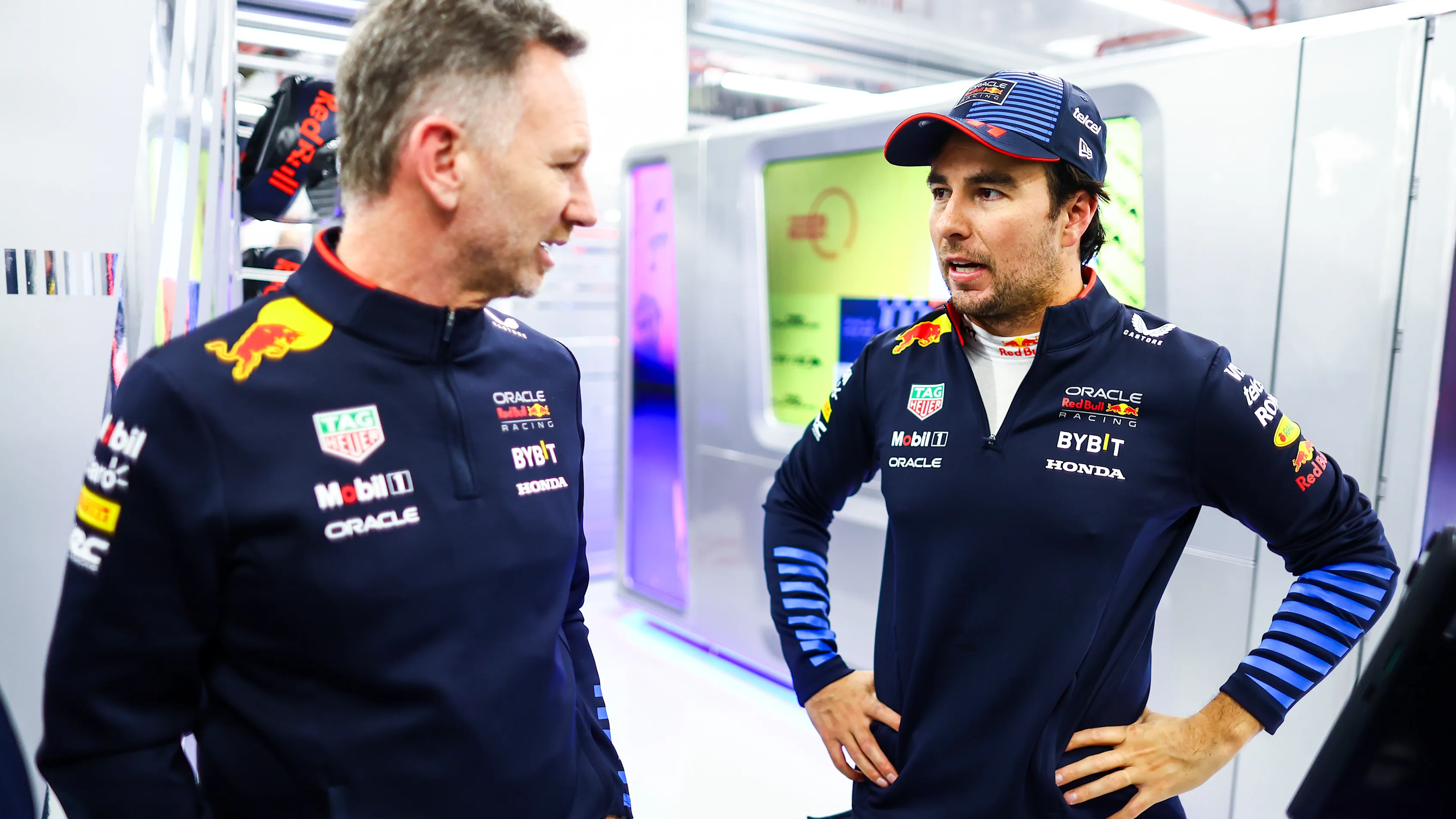 LUSAIL CITY, QATAR - NOVEMBER 30: Sergio Perez of Mexico and Oracle Red Bull Racing prepares to