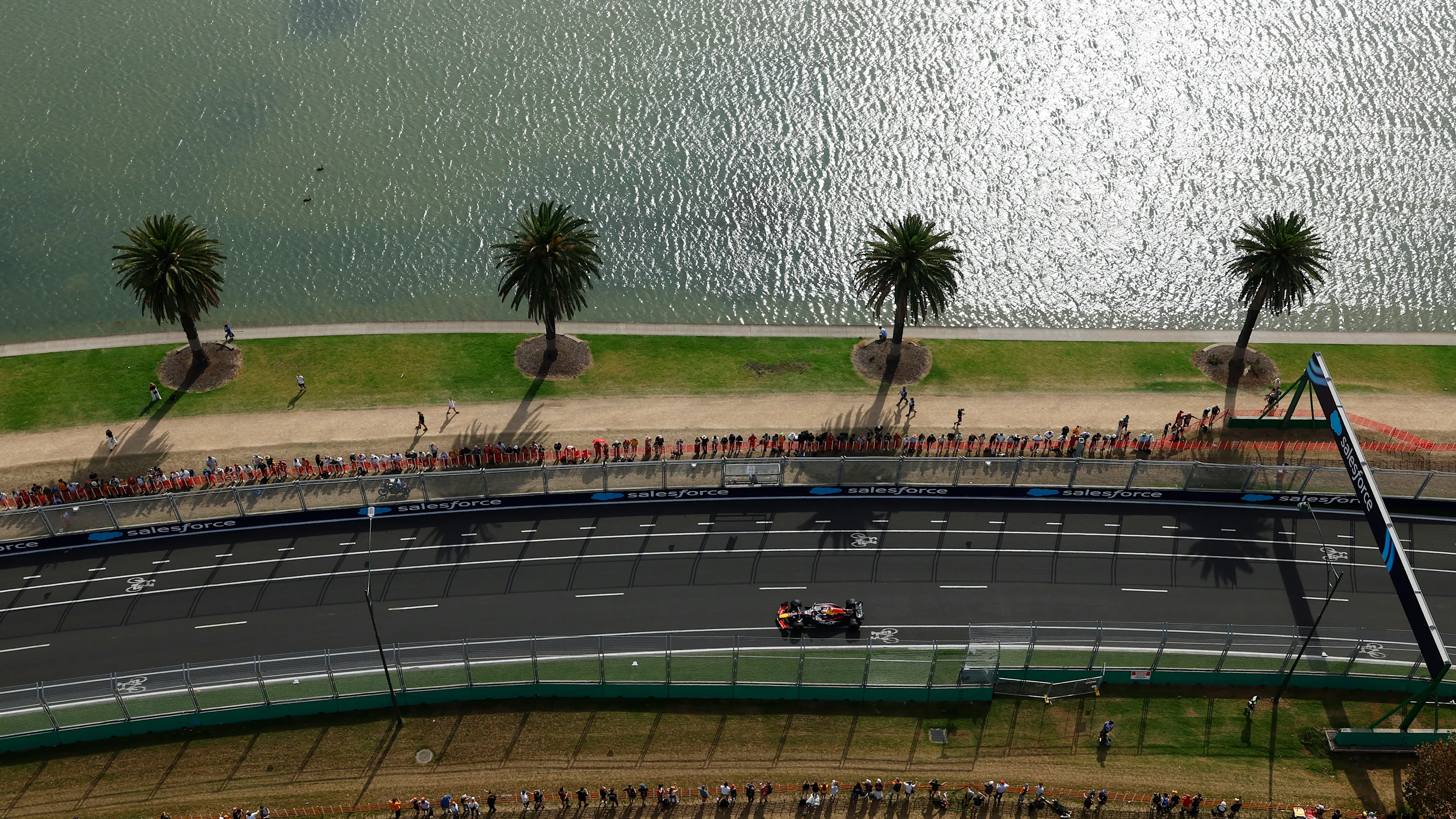 MELBOURNE, AUSTRALIA - MARCH 14: Max Verstappen of the Netherlands driving the (1) Oracle Red Bull